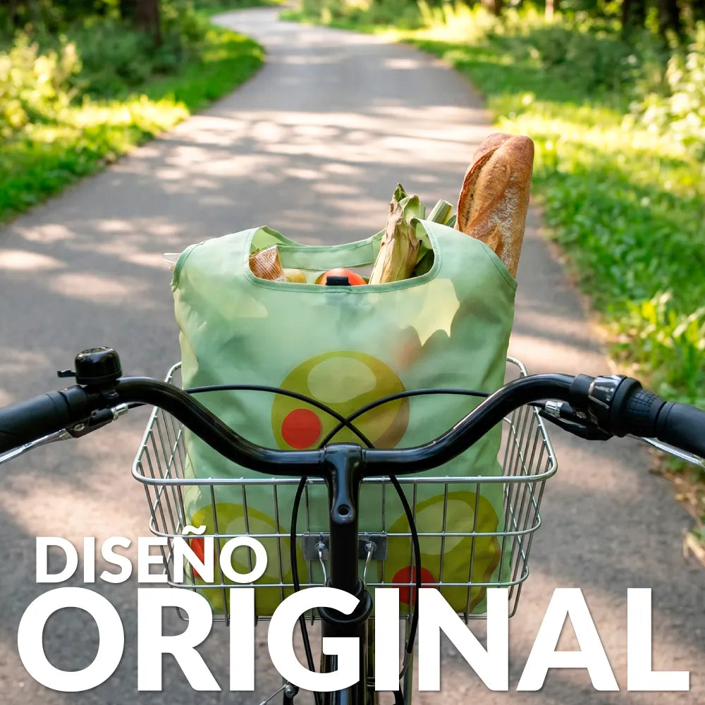 Bolsa compra plegable aceitunas