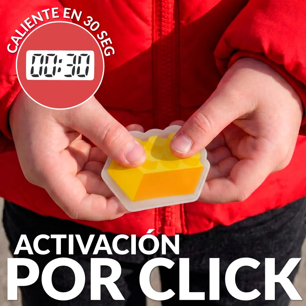 Pack de 2 calentadores de manos piezas de construcción