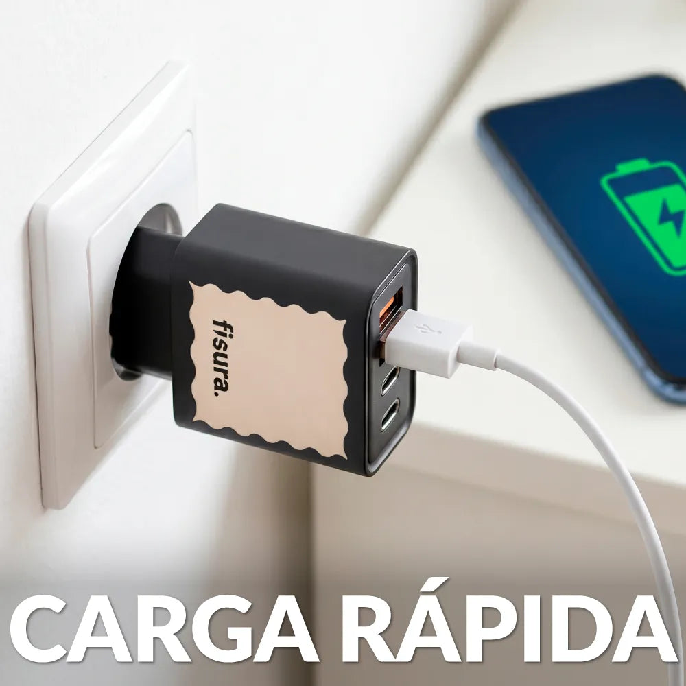 Cargador 4 puertos "All you need is power"