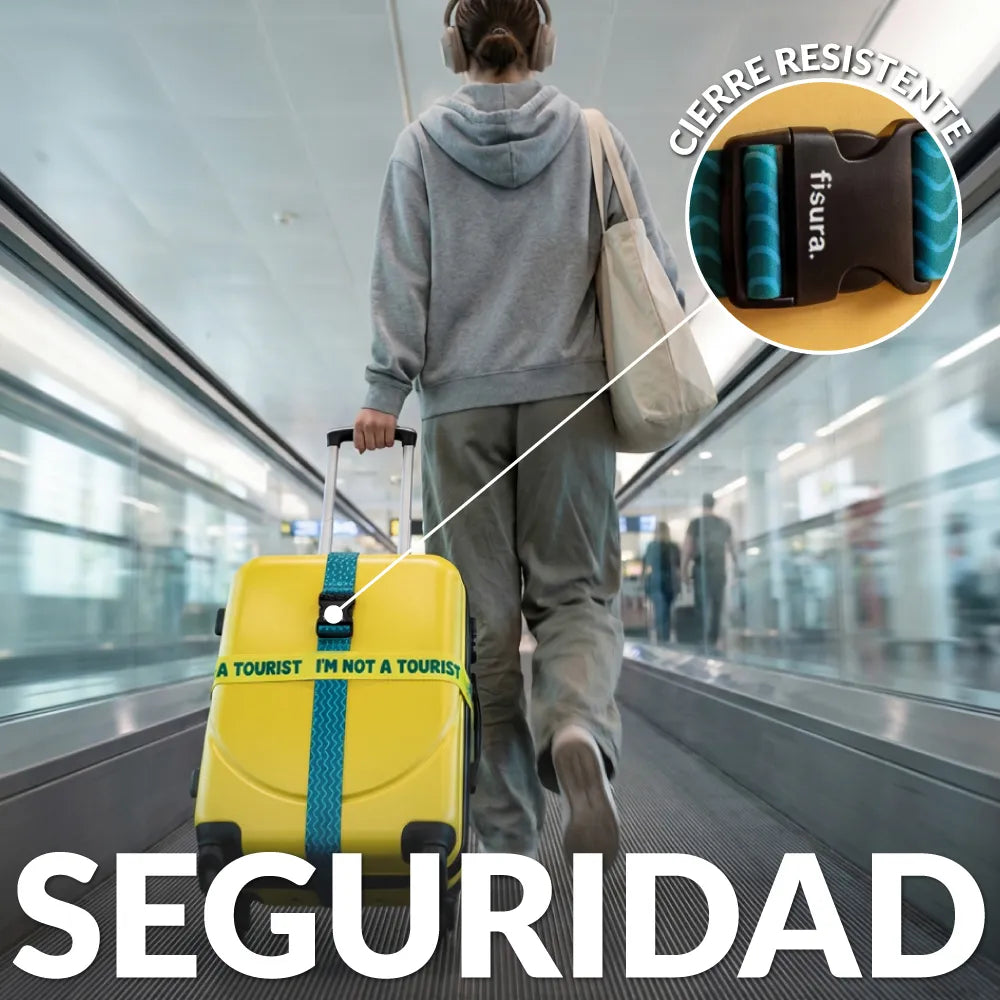 Cinta para maleta "I´m not a tourist"