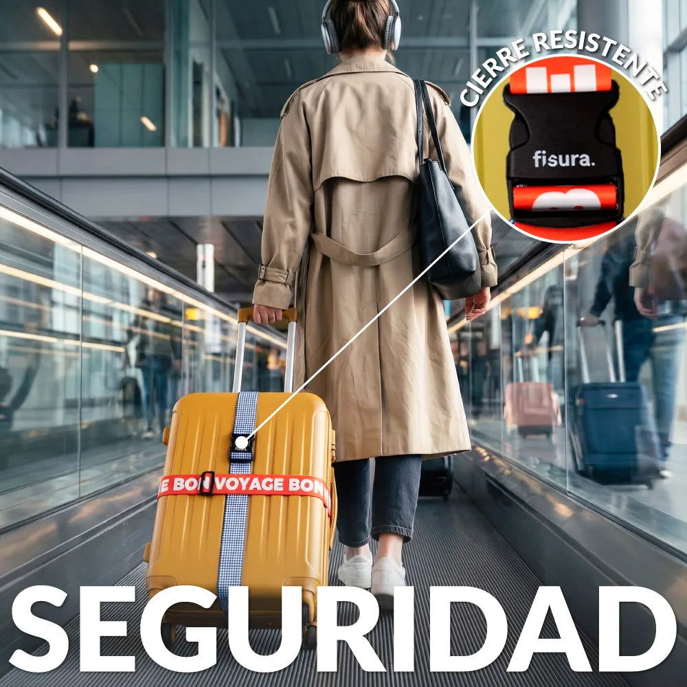 Cinta para maleta “Bon voyage”
