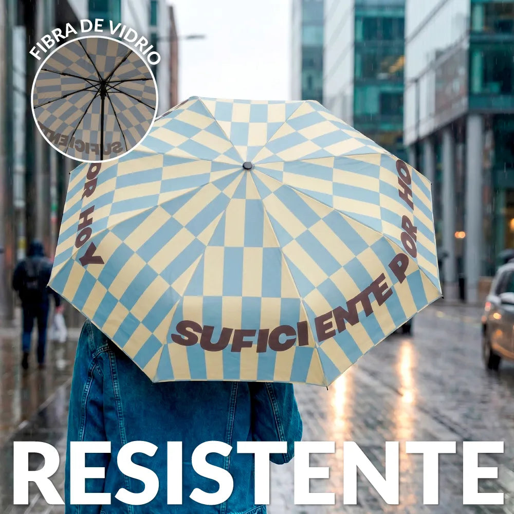 Paraguas plegable “Suficiente por hoy”