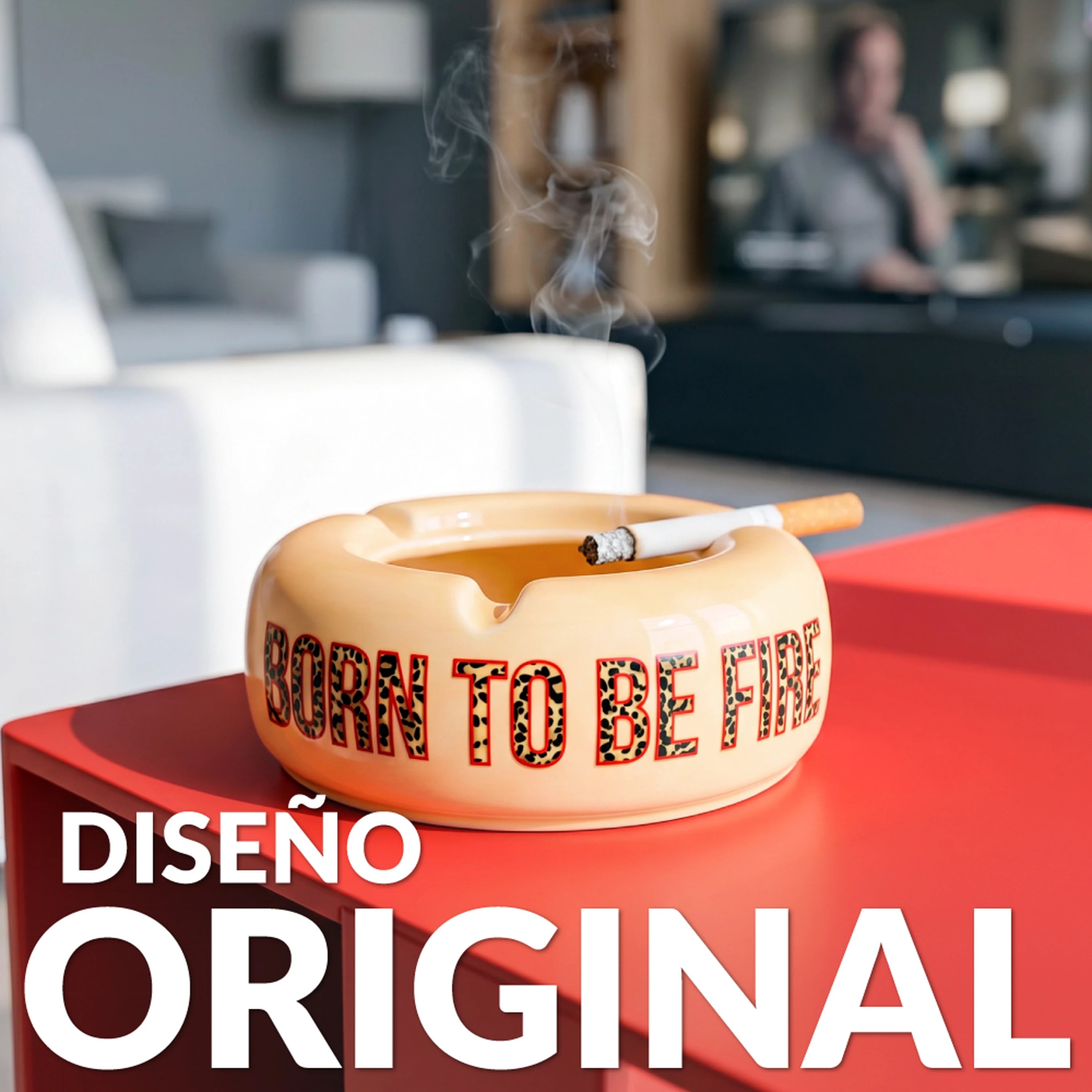 Cenicero "Born to be fire"