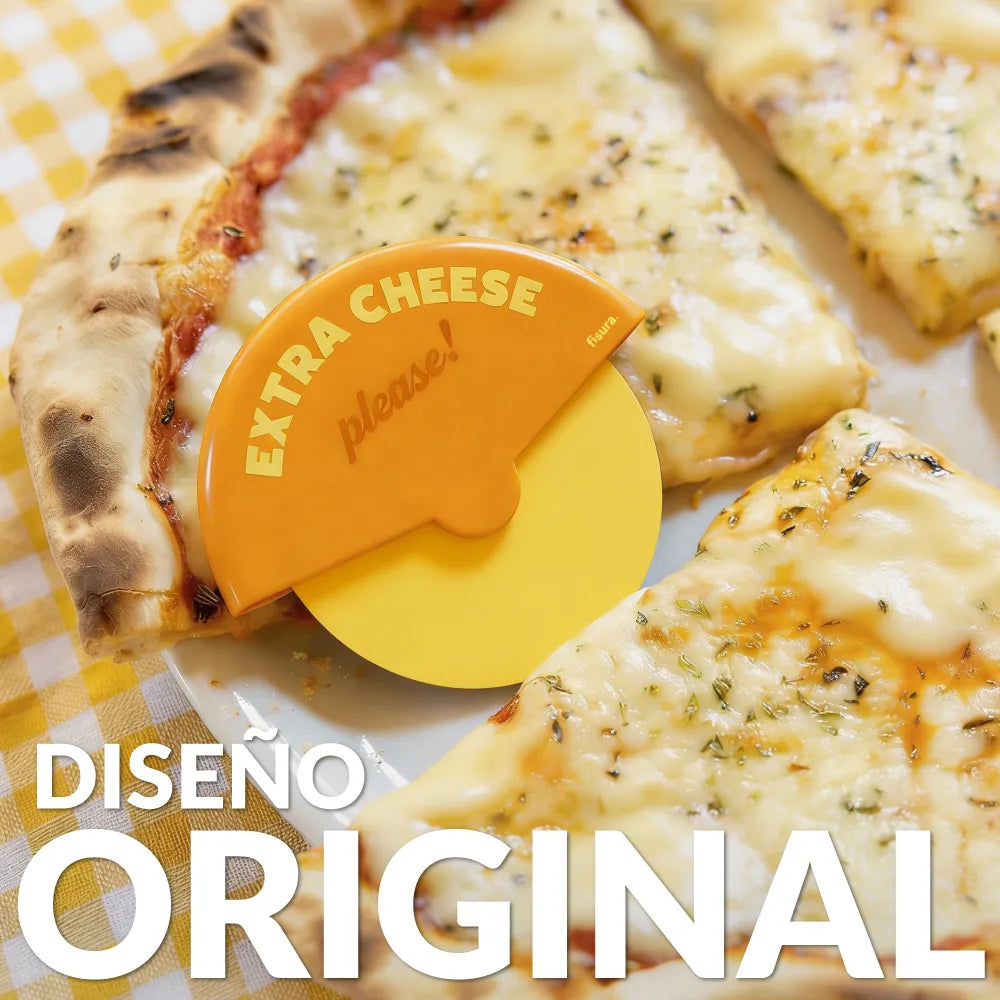 Corta pizza “Extra cheese, please”