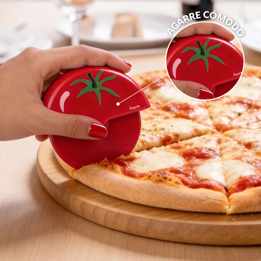 Corta pizza tomate