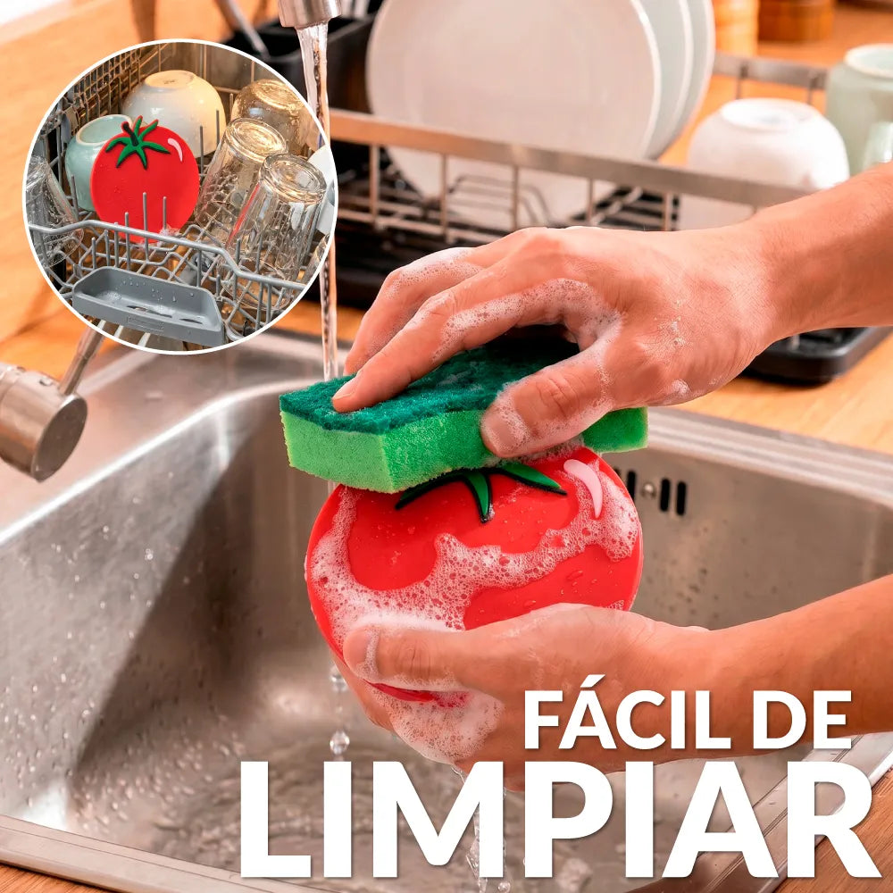 Reposa cucharas tomate
