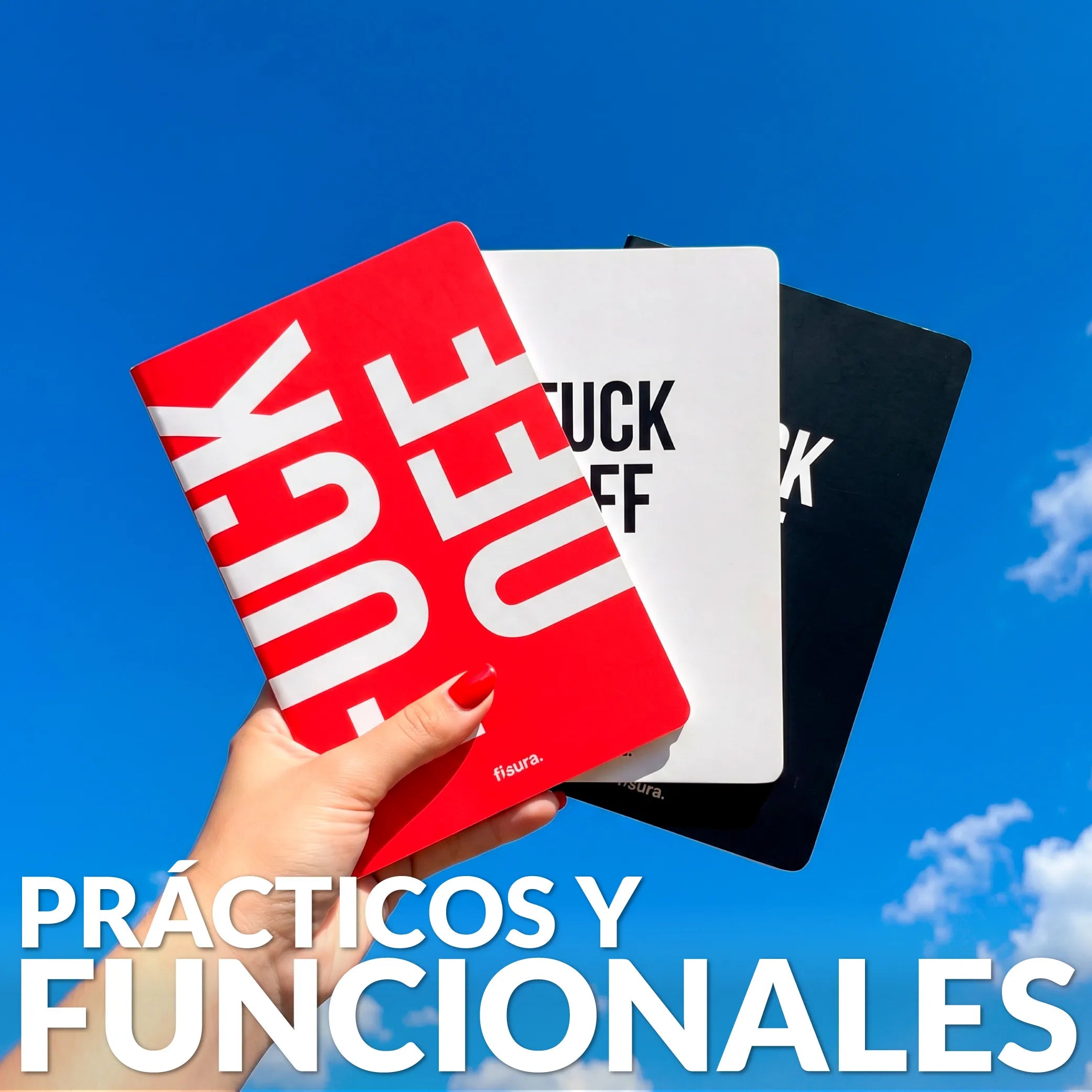 Libreta A5 “Fuck off” pack de 3