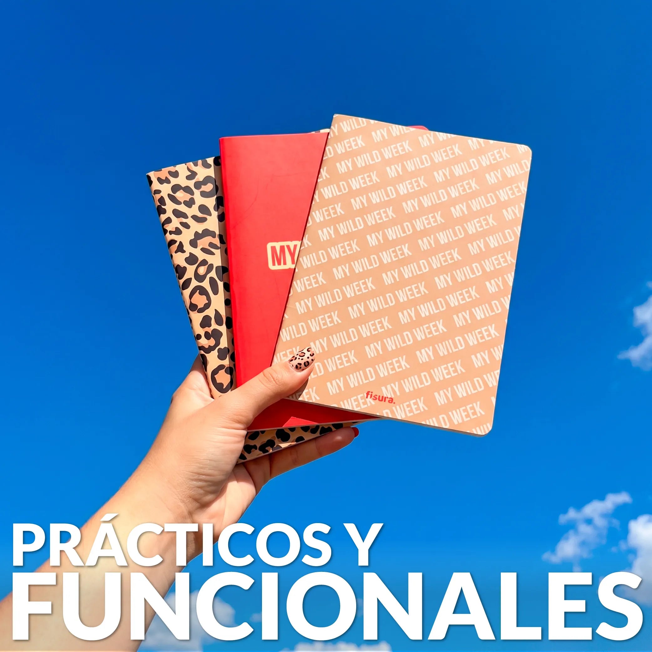 Libreta A5 “My wild week” pack de 3