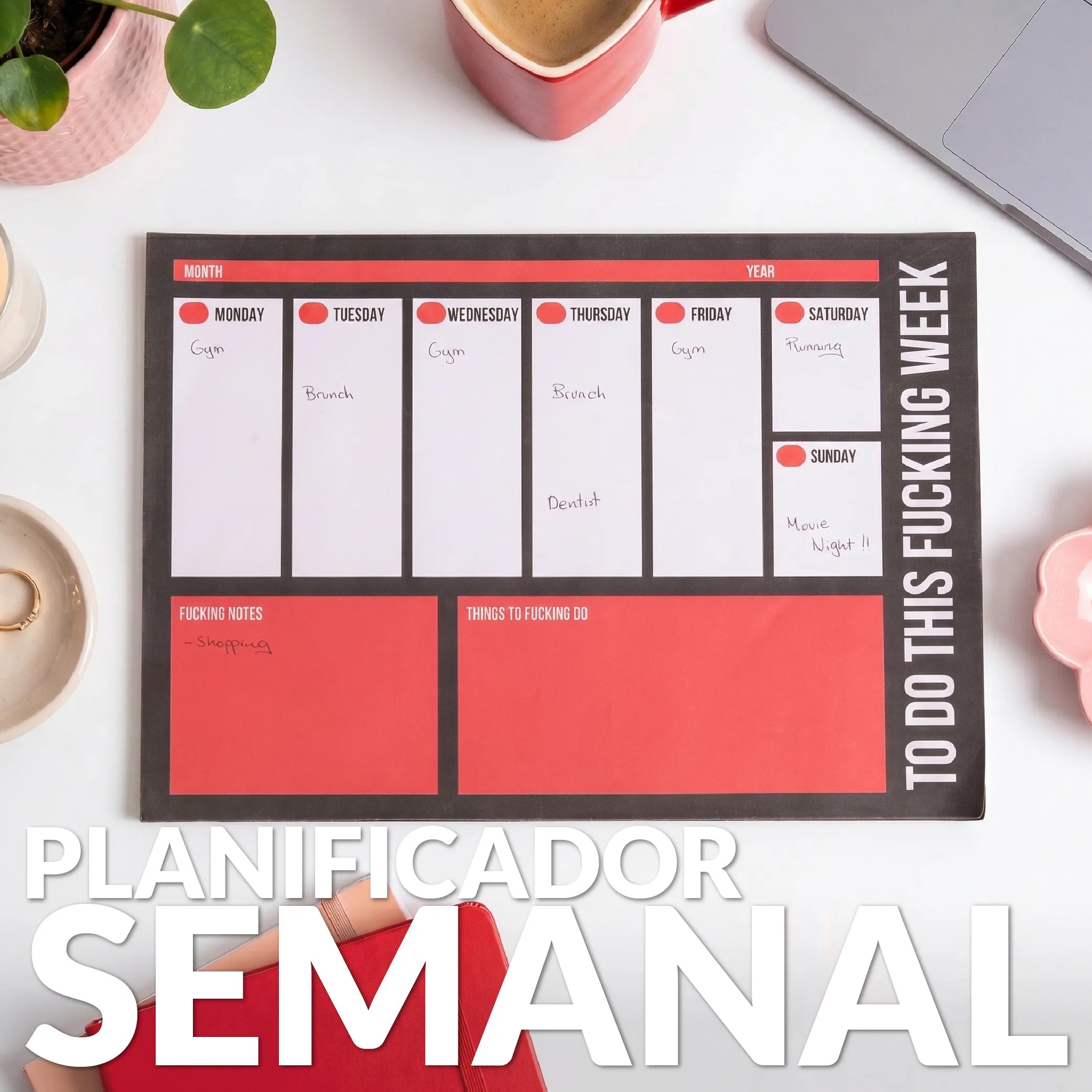 Planner A4 “Fuck off”