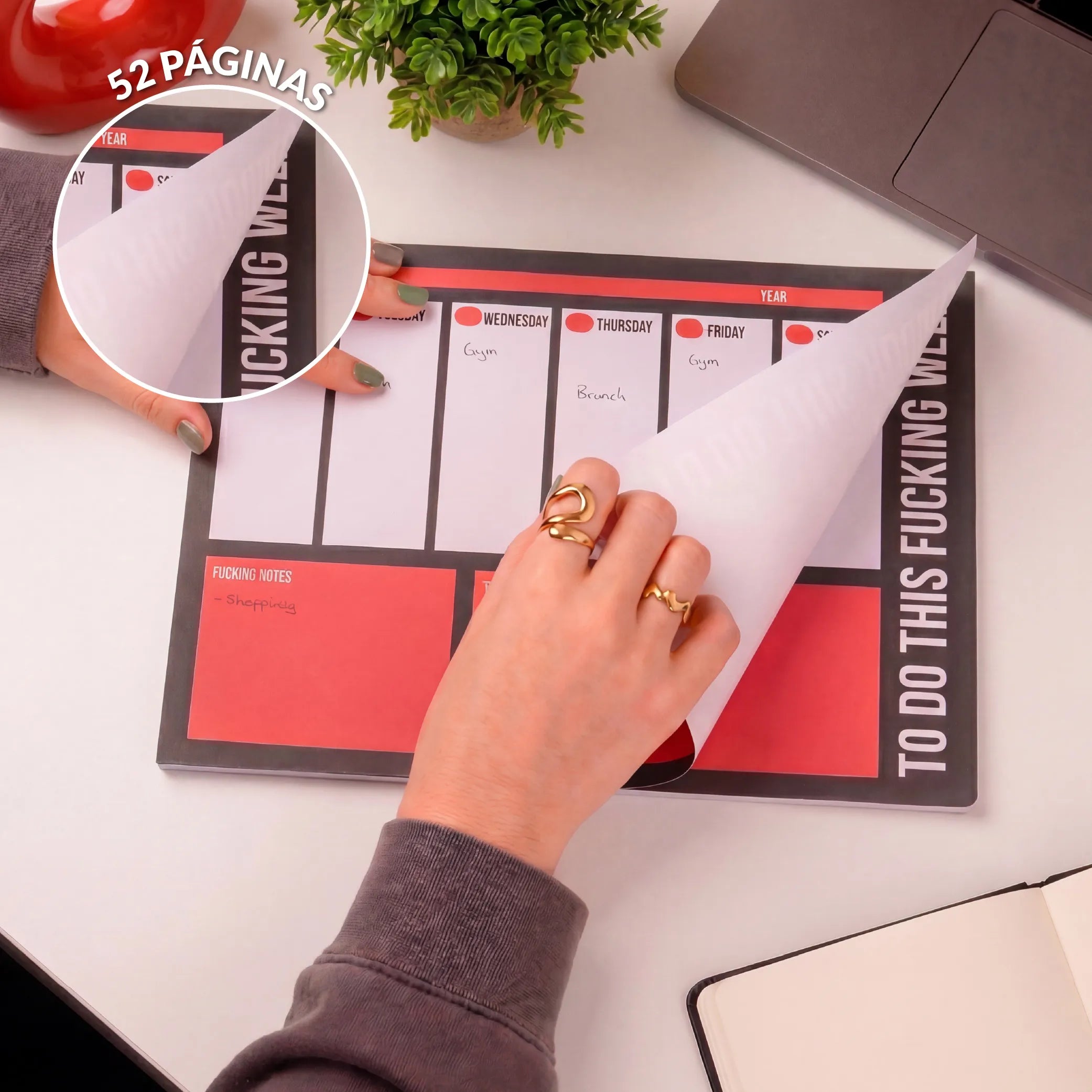 Planner A4 “Fuck off”