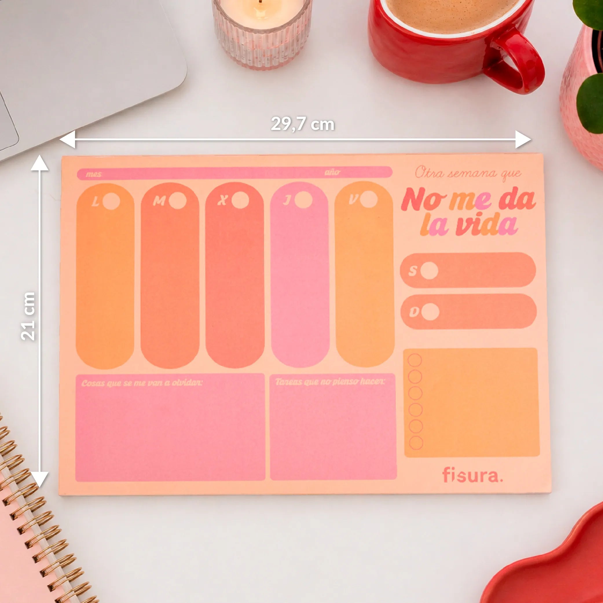 Planner A4 “No me da la vida”