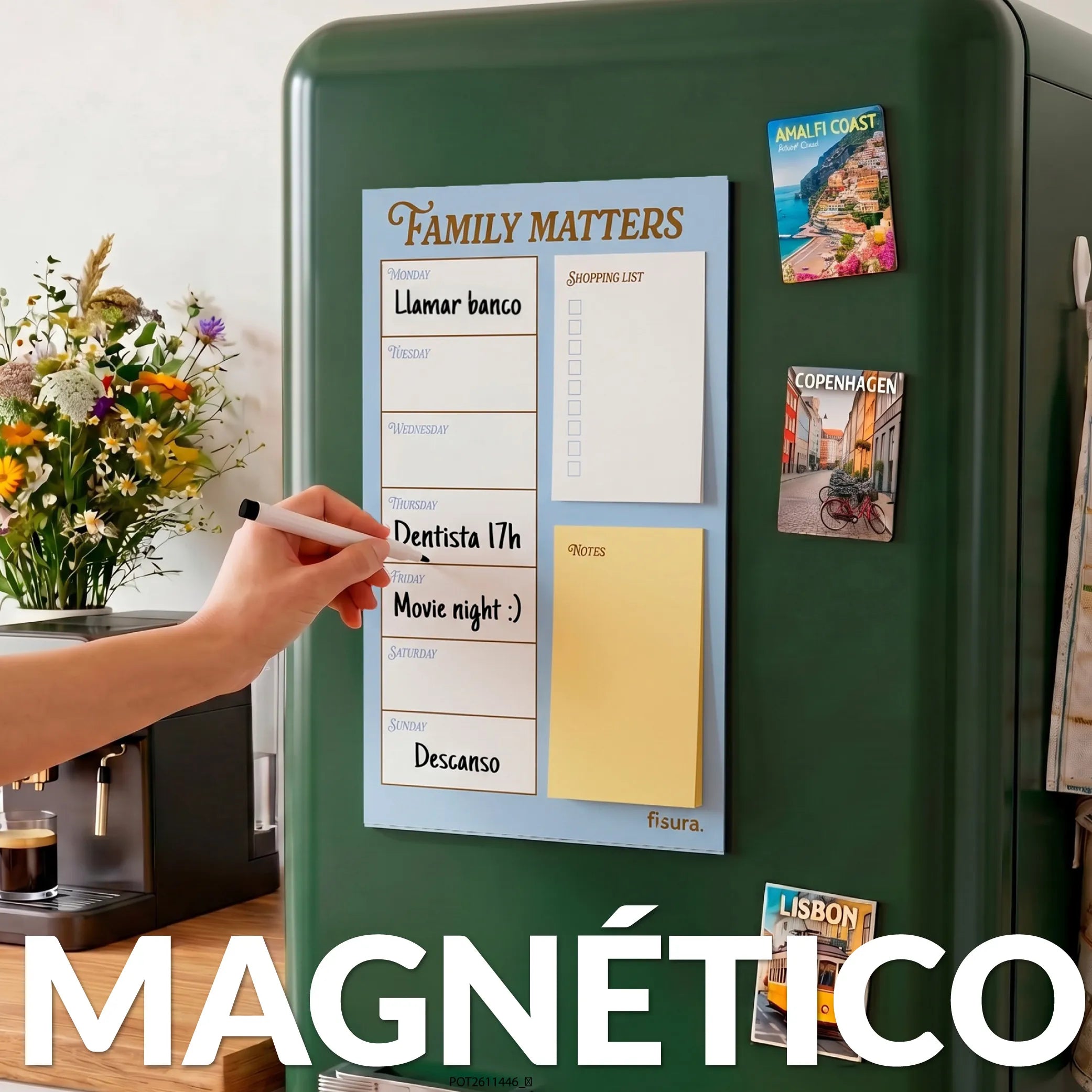 Planner magnétique "Family matters"