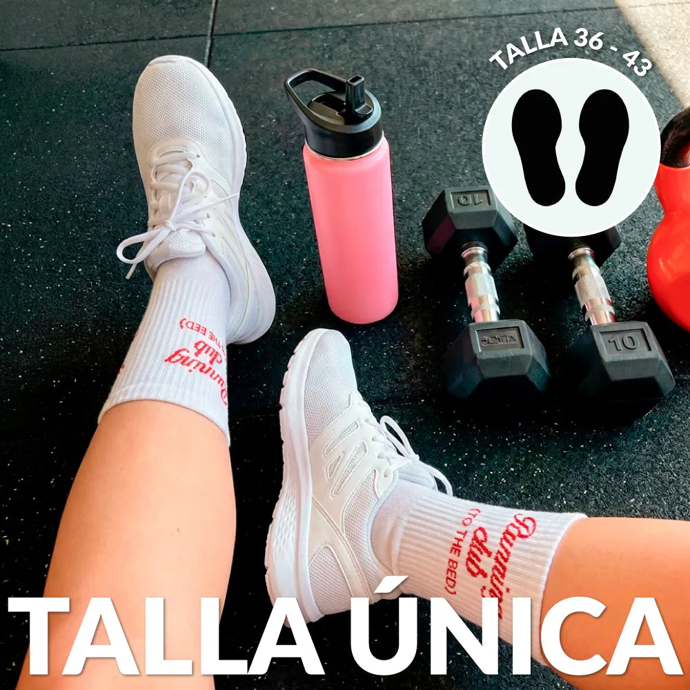 Calcetines Unisex “Running club to the bed”