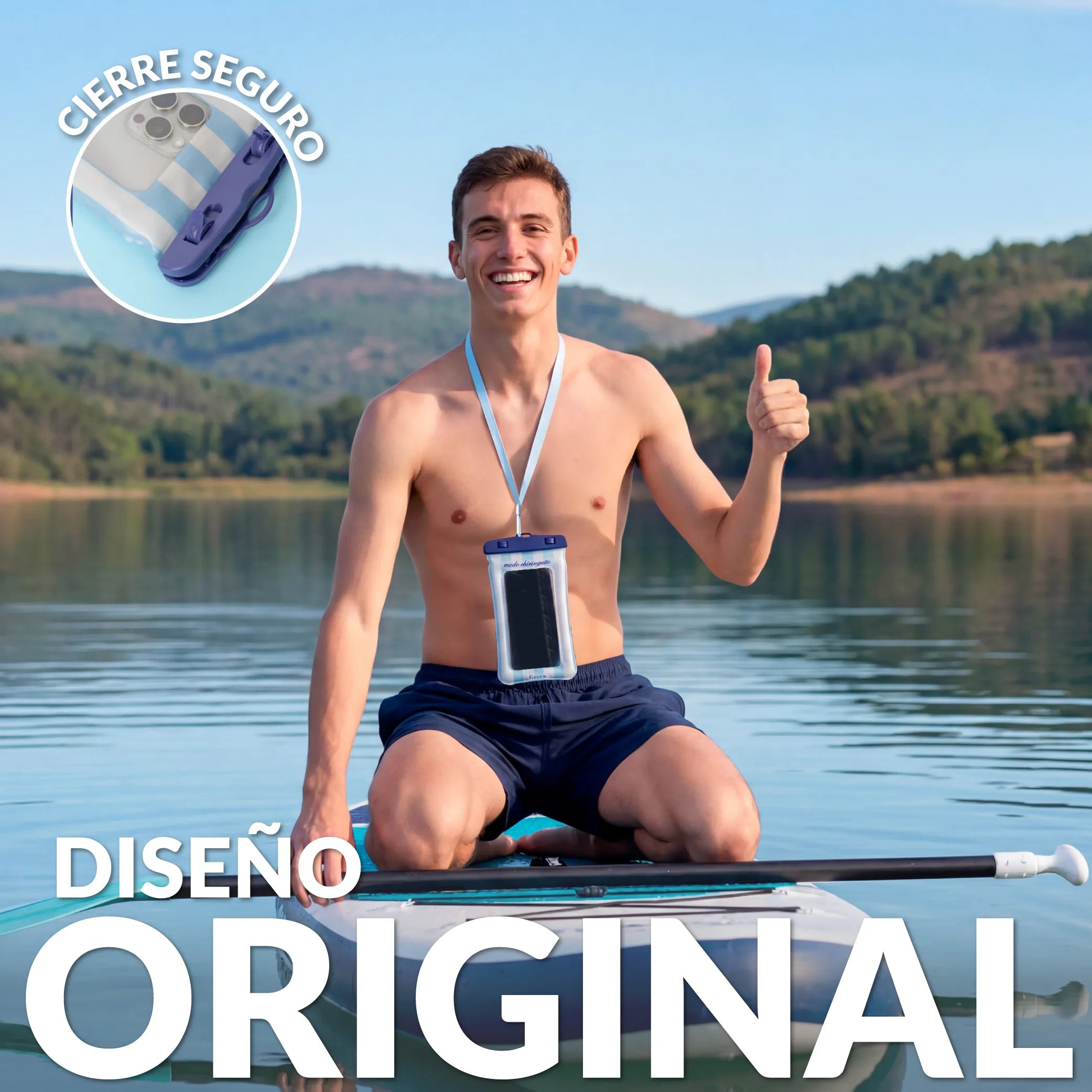 Funda móvil waterproof "Modo chiringuito”