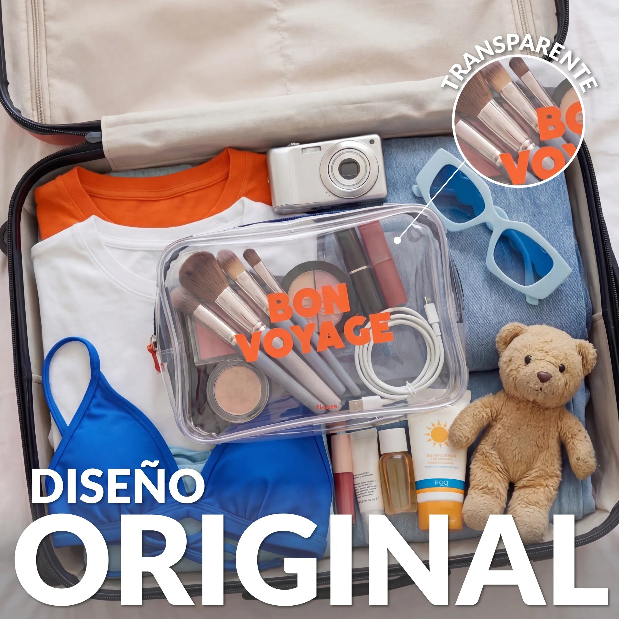 Neceser de viaje "Bon voyage"