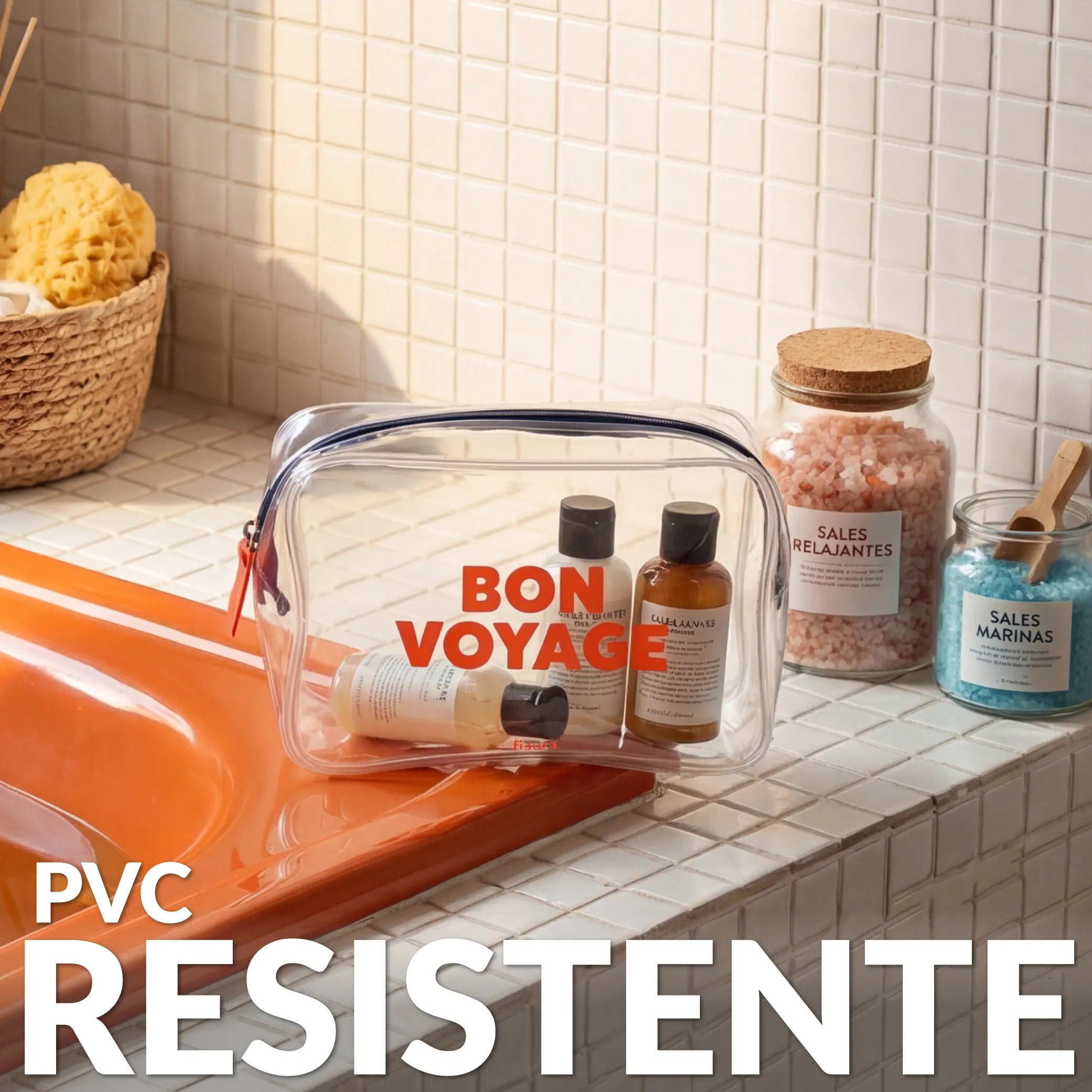 Neceser de viaje "Bon voyage"