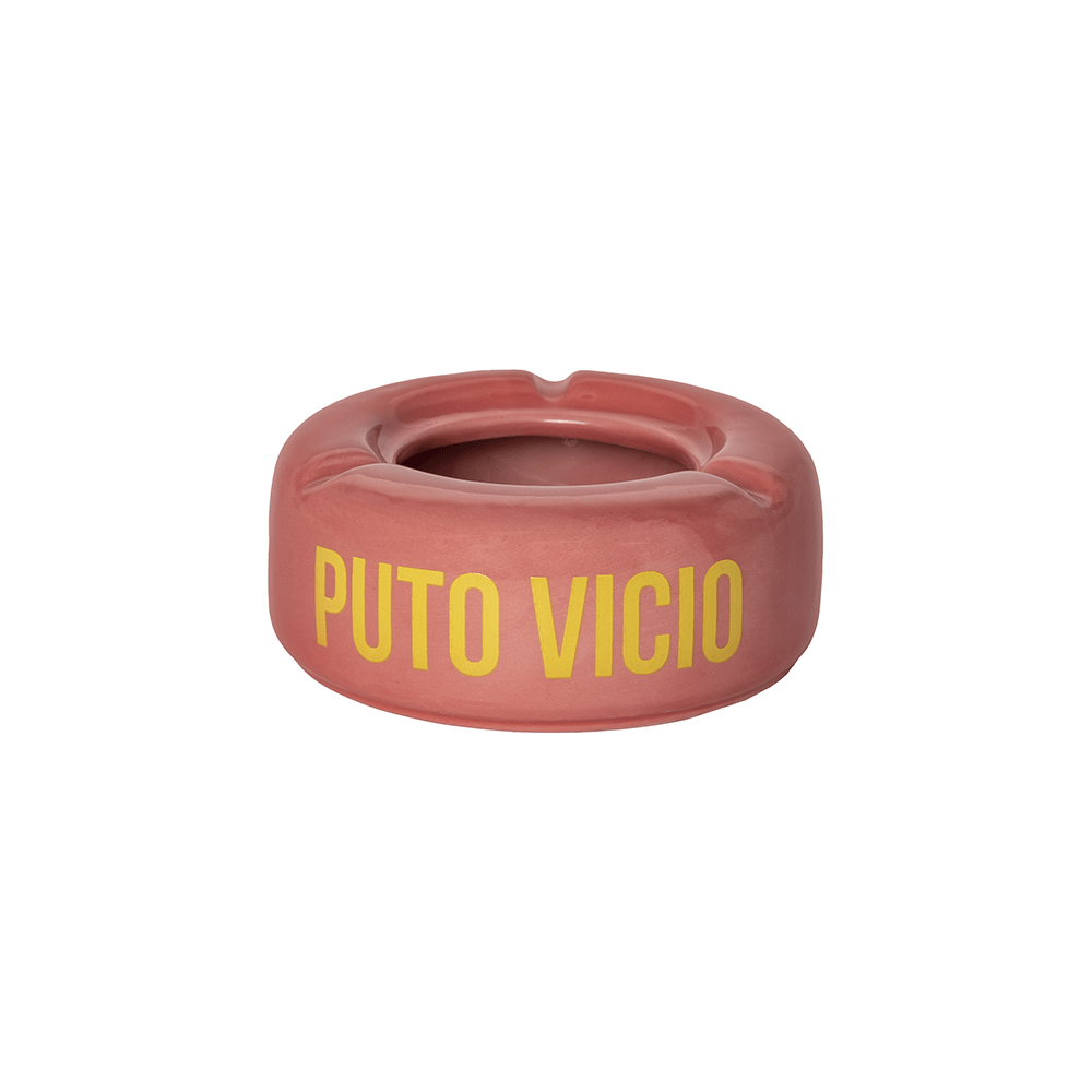 Cenicero “Puto Vicio” rosa