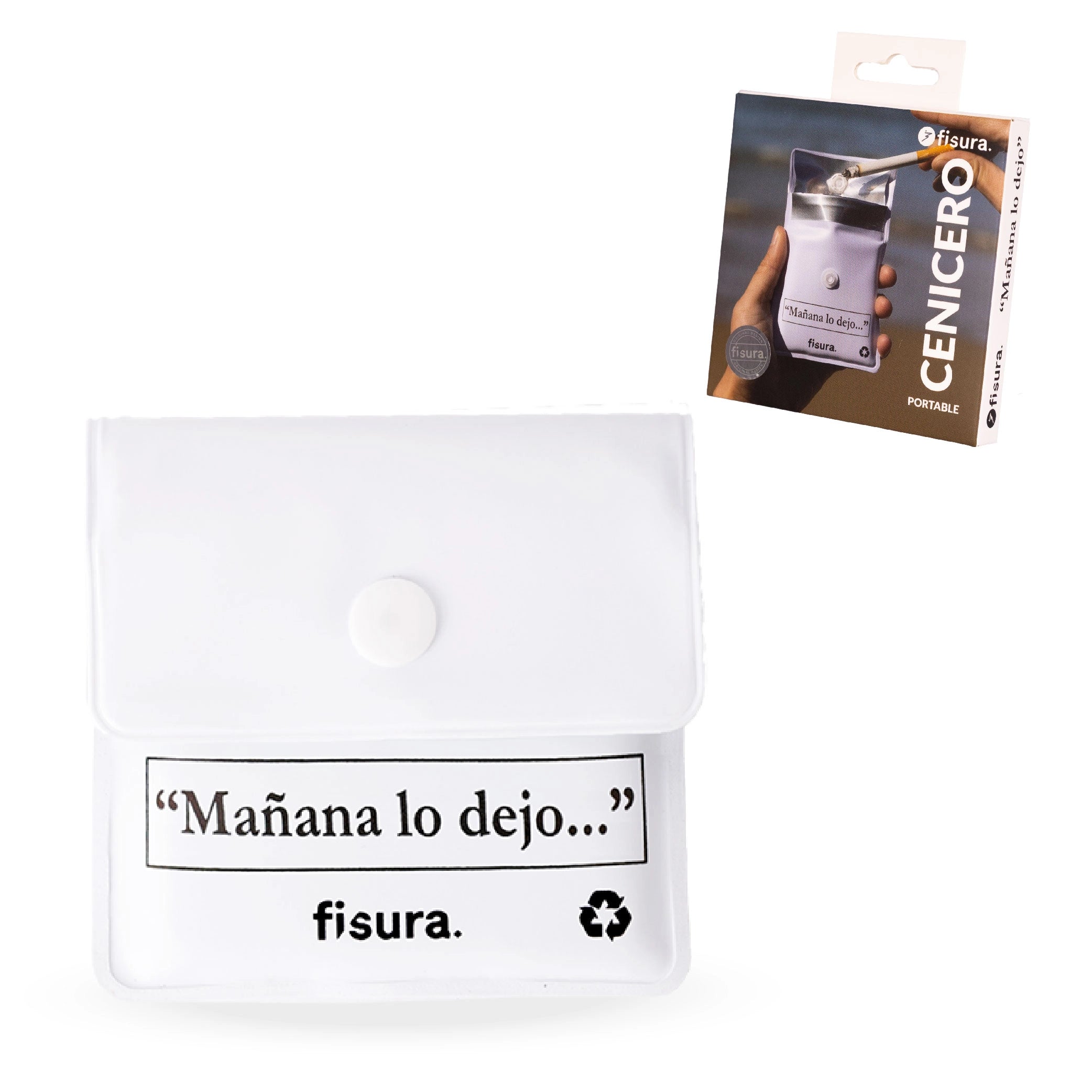 Cenicero portátil “Mañana lo dejo…”