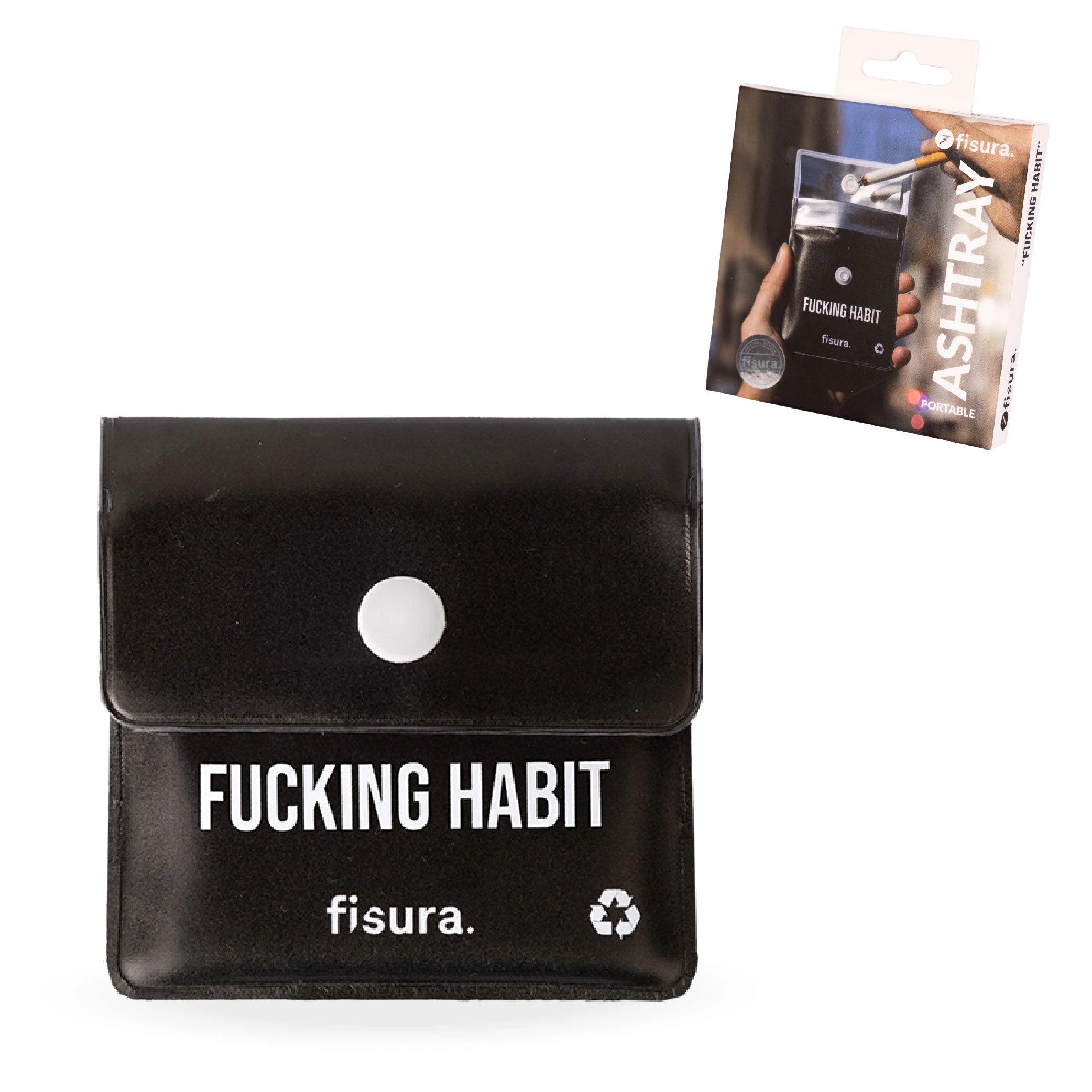 Cenicero portátil “Fucking habit”