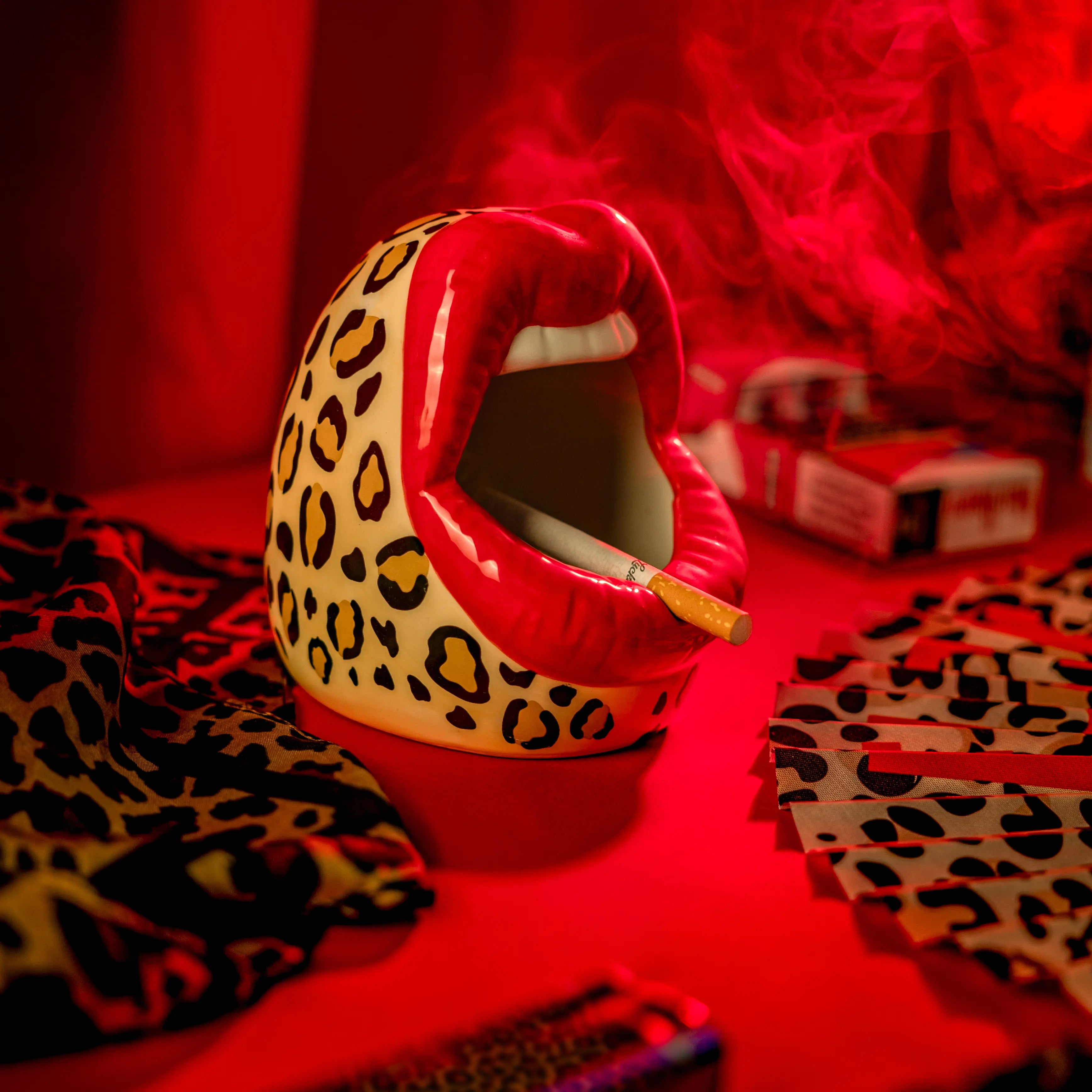 Cenicero boca “Leopardo”