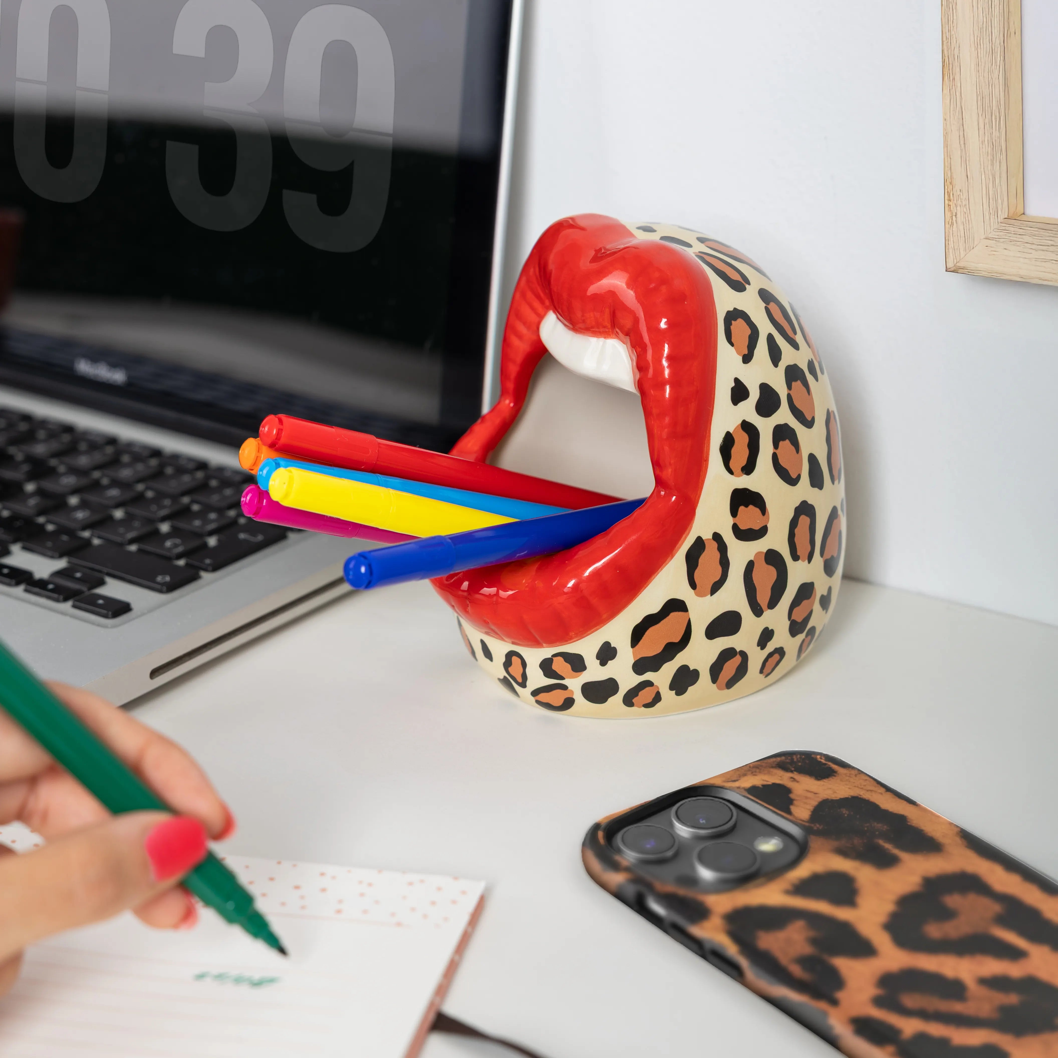 Cenicero boca “Leopardo”