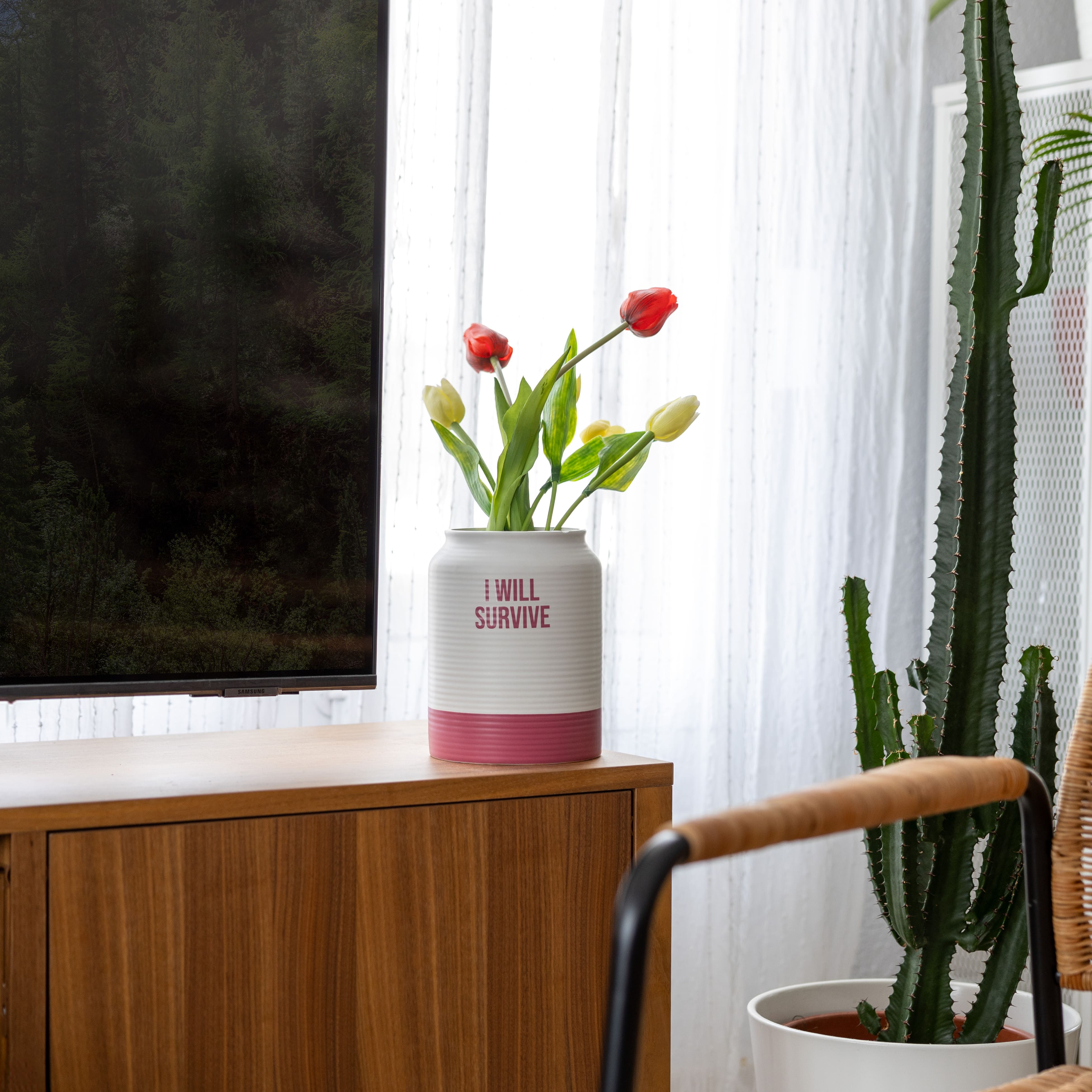 Jarrón “I will survive"