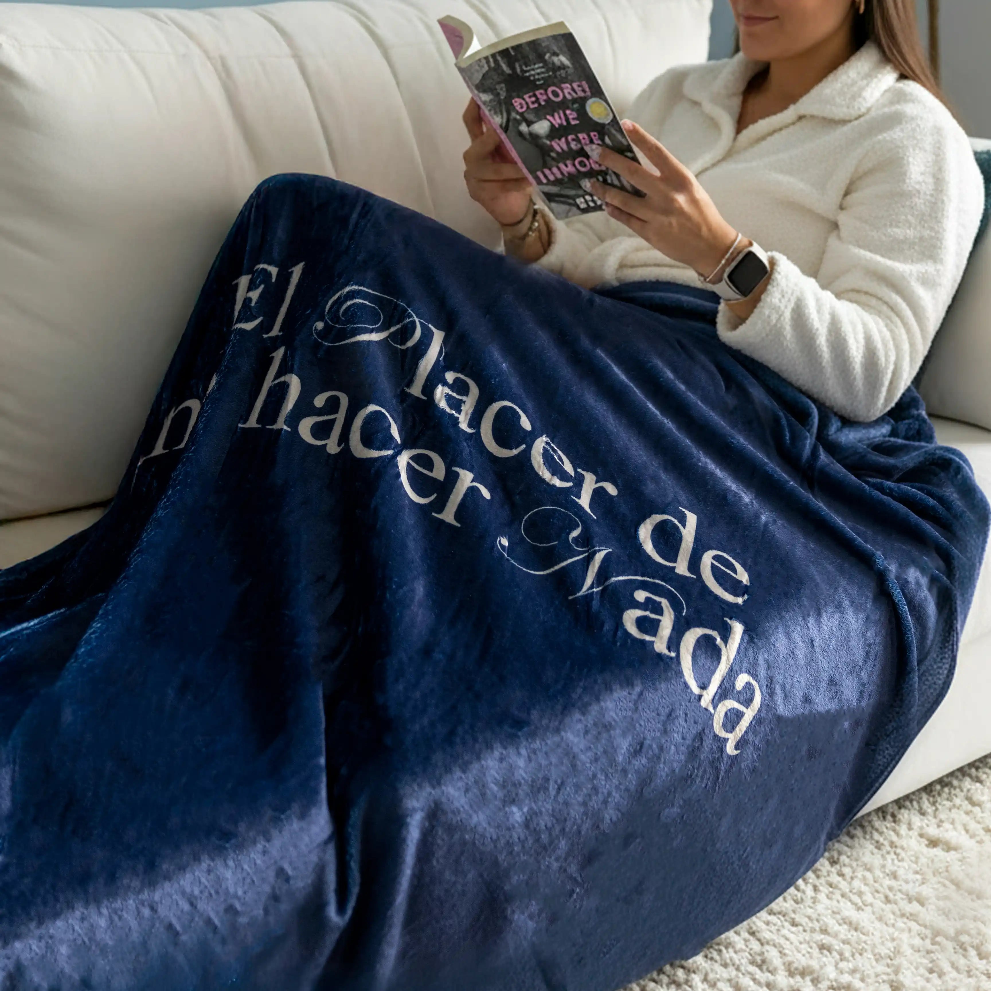 Manta "El placer de no hacer nada"