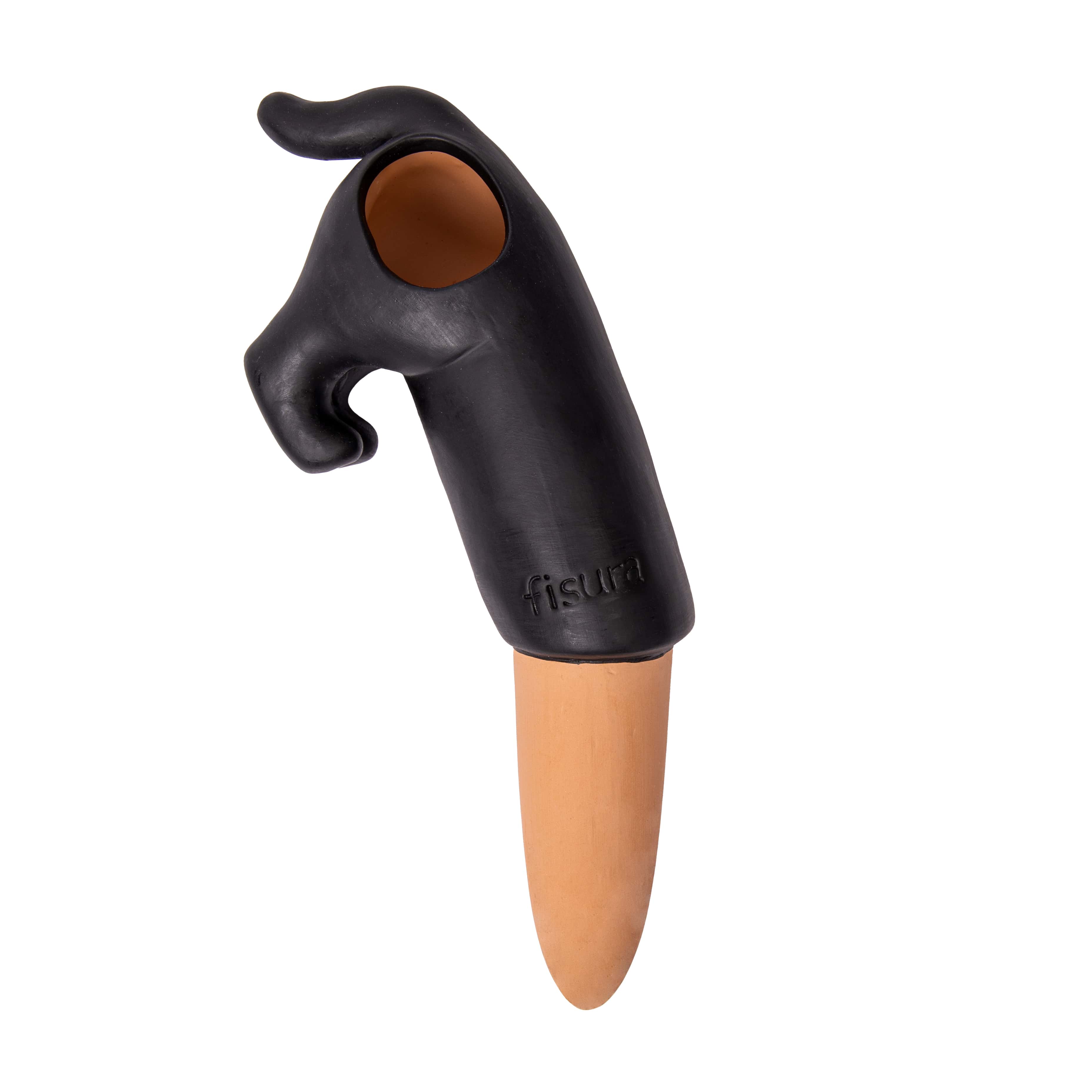 Autorriego perro negro