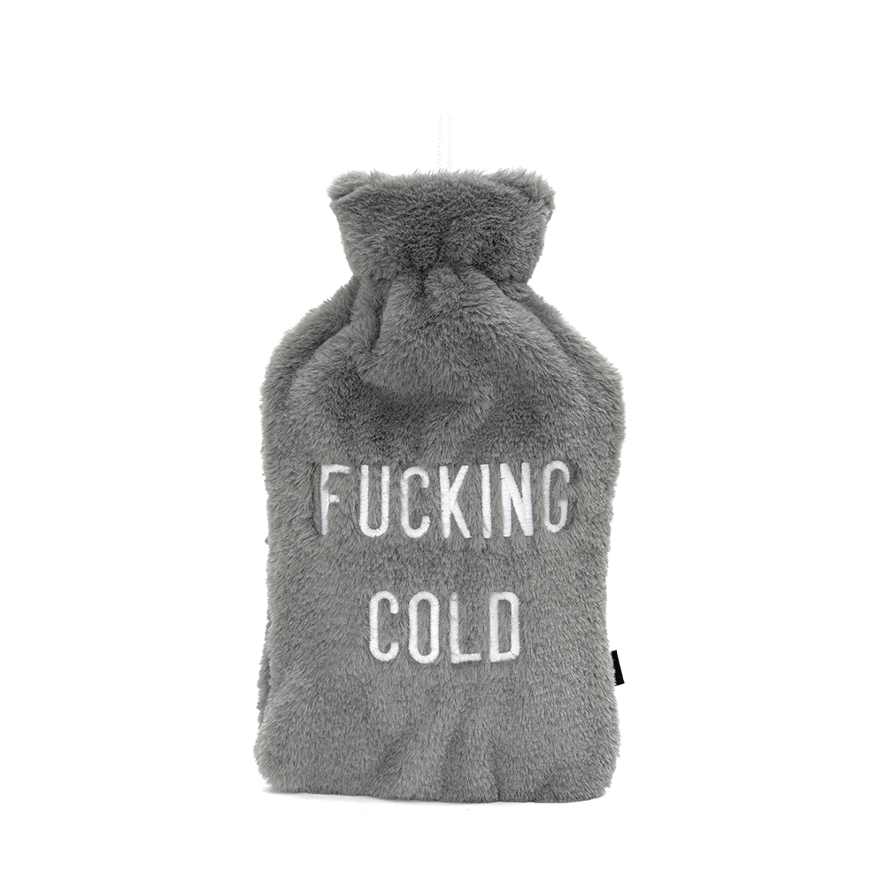 Wärmflasche „fucking cold“