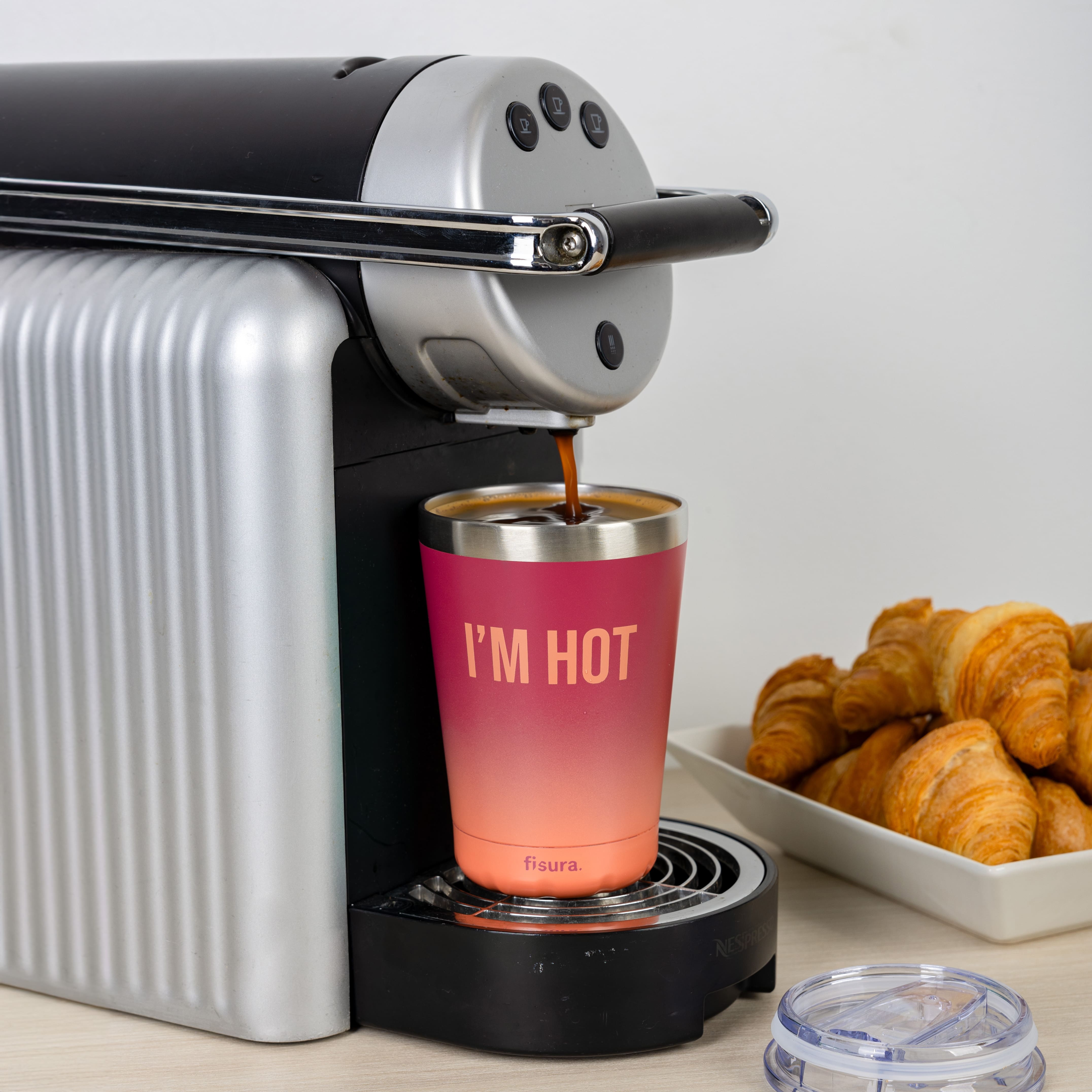 Vaso termo “I’m hot” degradado