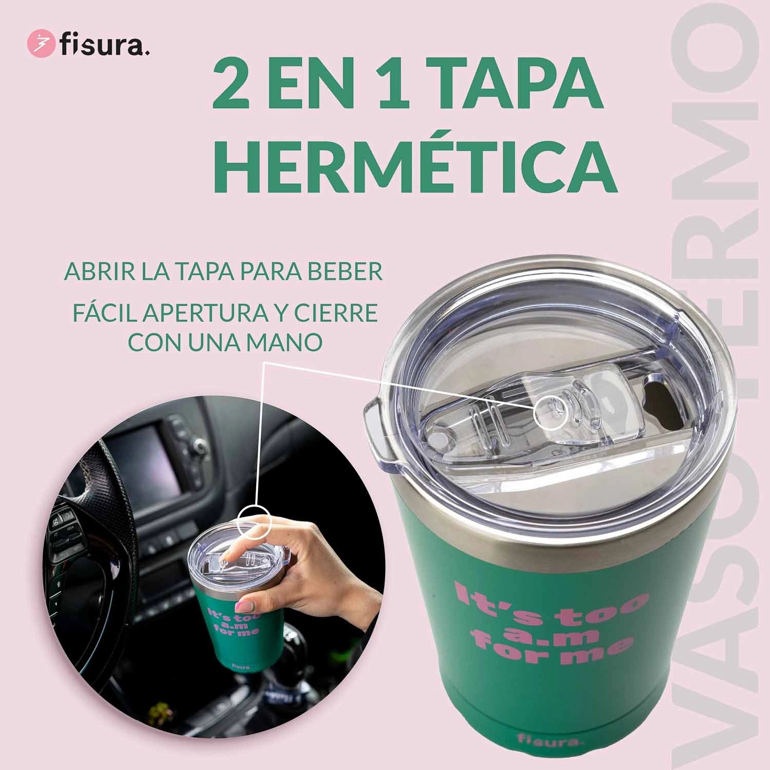 Vaso termo “It’s too a.m for me”