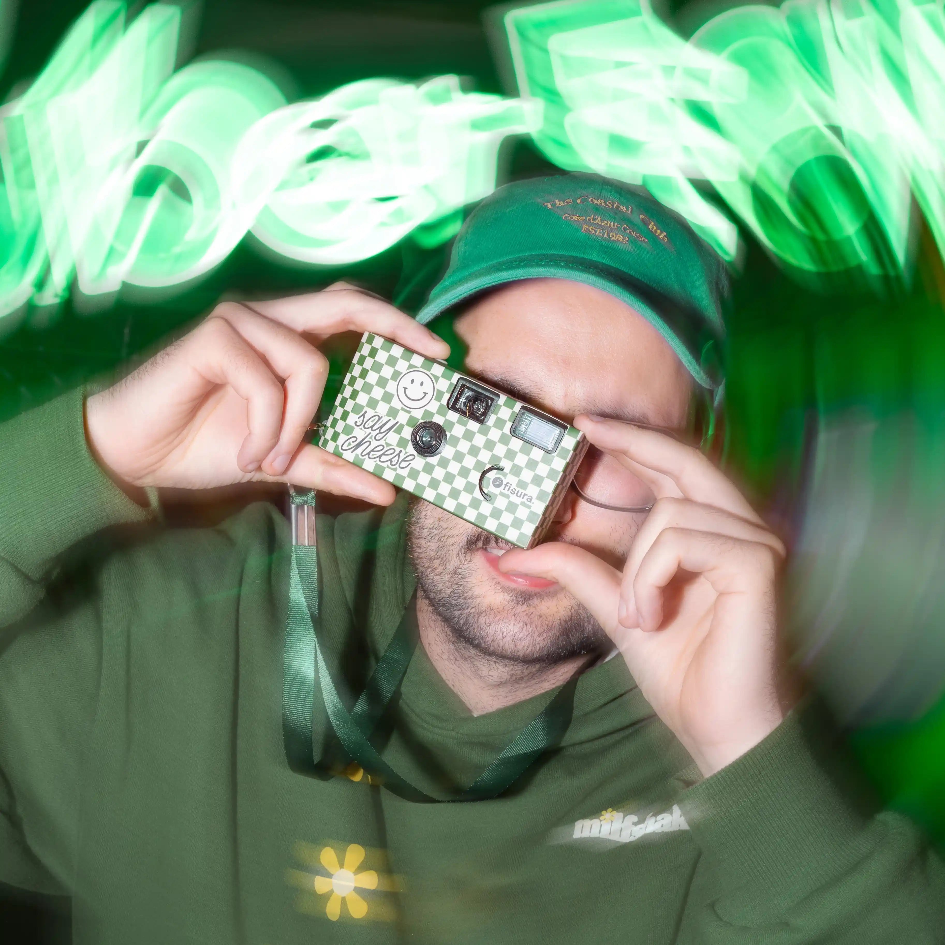 Cámara desechable “Say cheese”