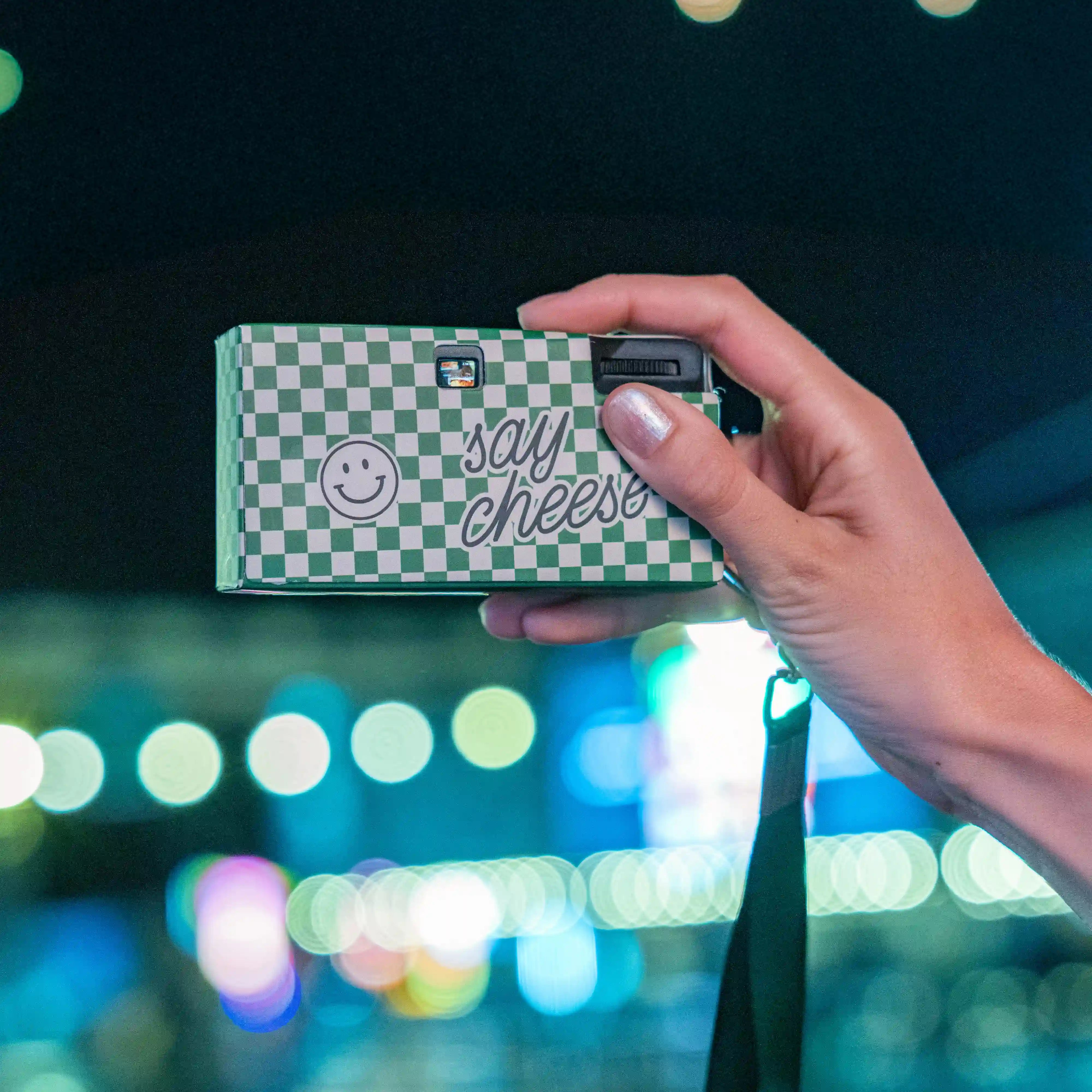 Cámara desechable “Say cheese”