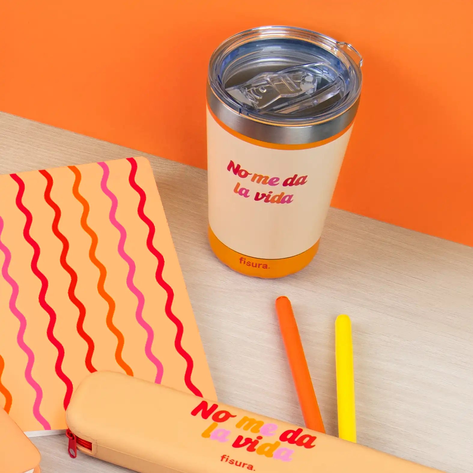 Vaso termo "No me da la vida”