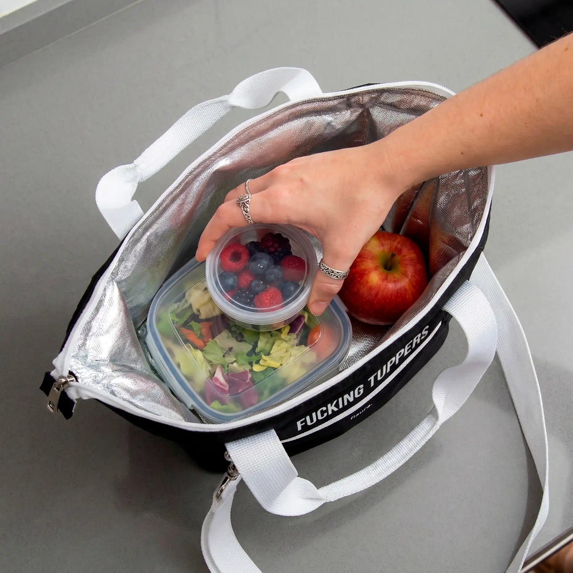 Sac isotherme porte-aliments “Fucking tuppers”