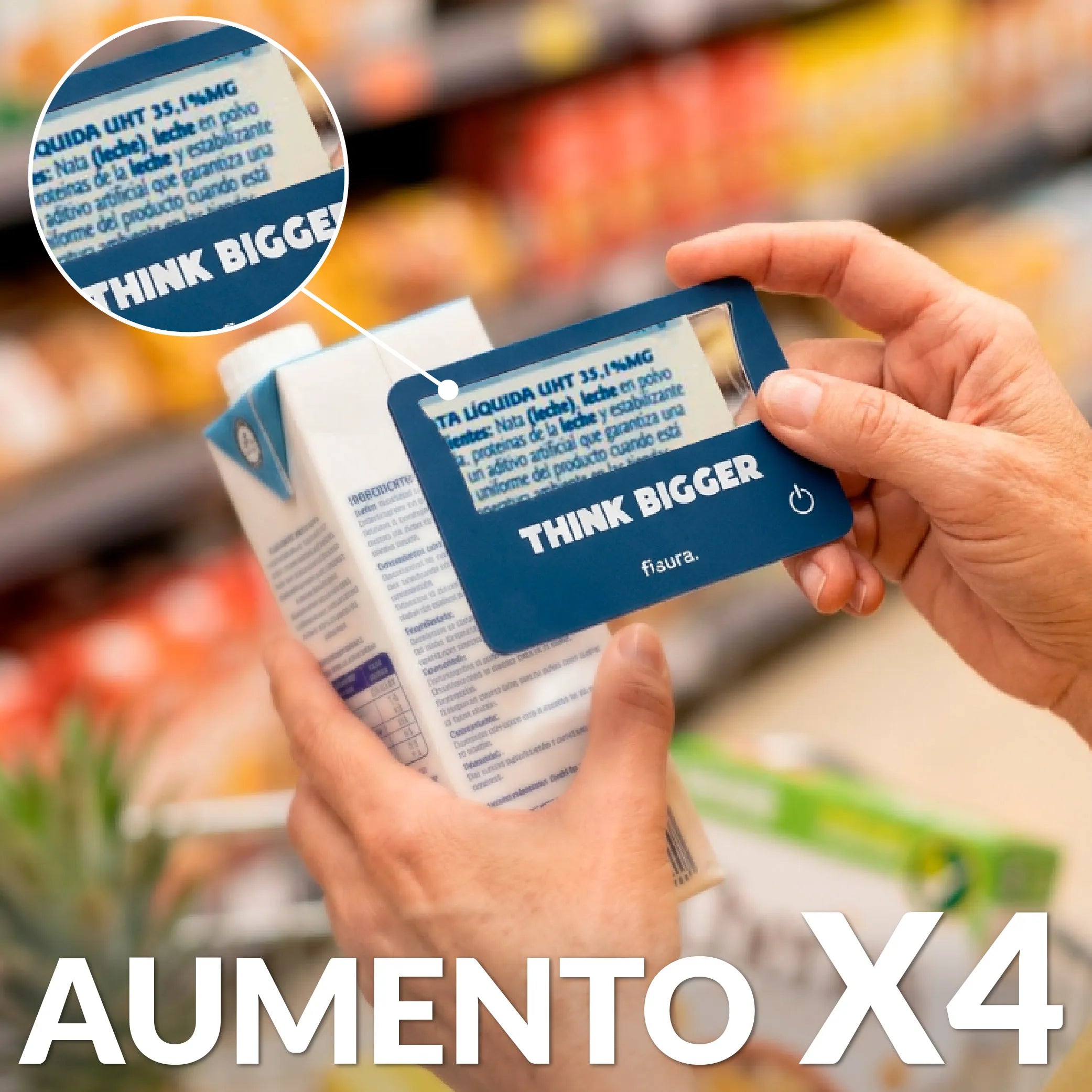 Lupa de aumento "Think bigger"