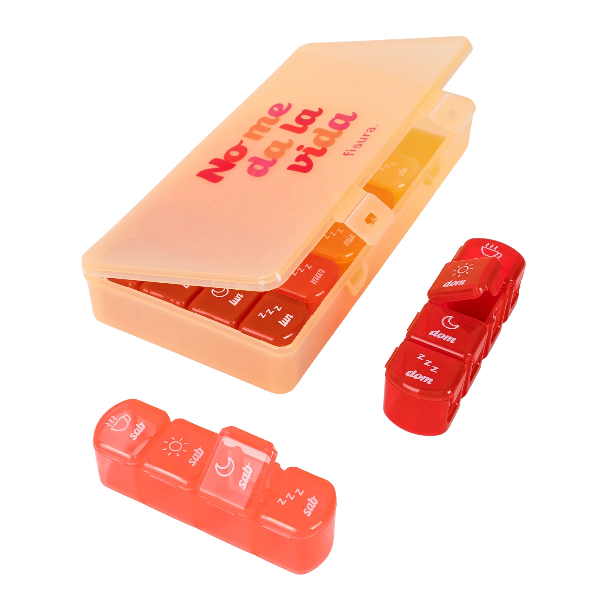 Pastillero "No me da la vida"
