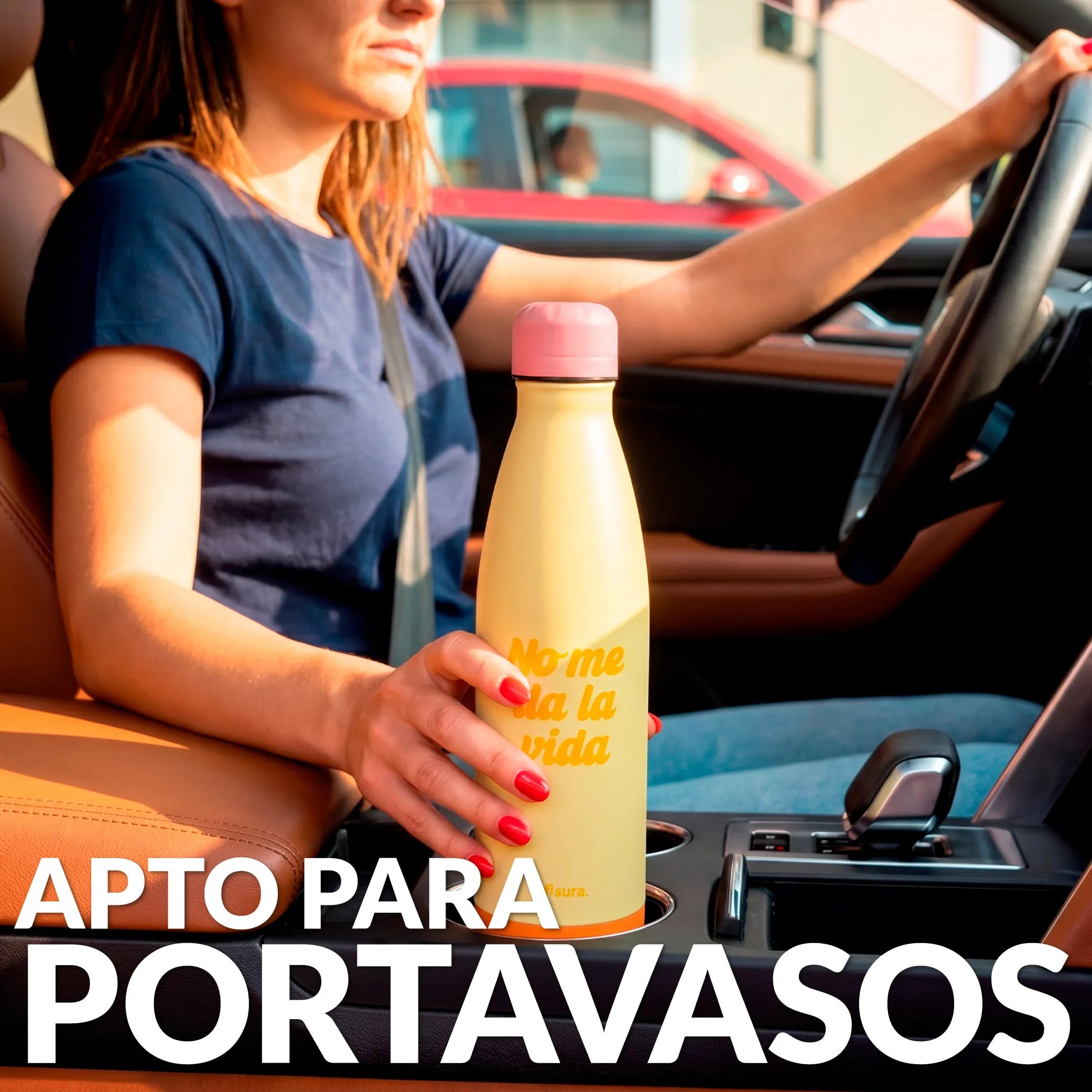 Botella termo "No me da la vida"