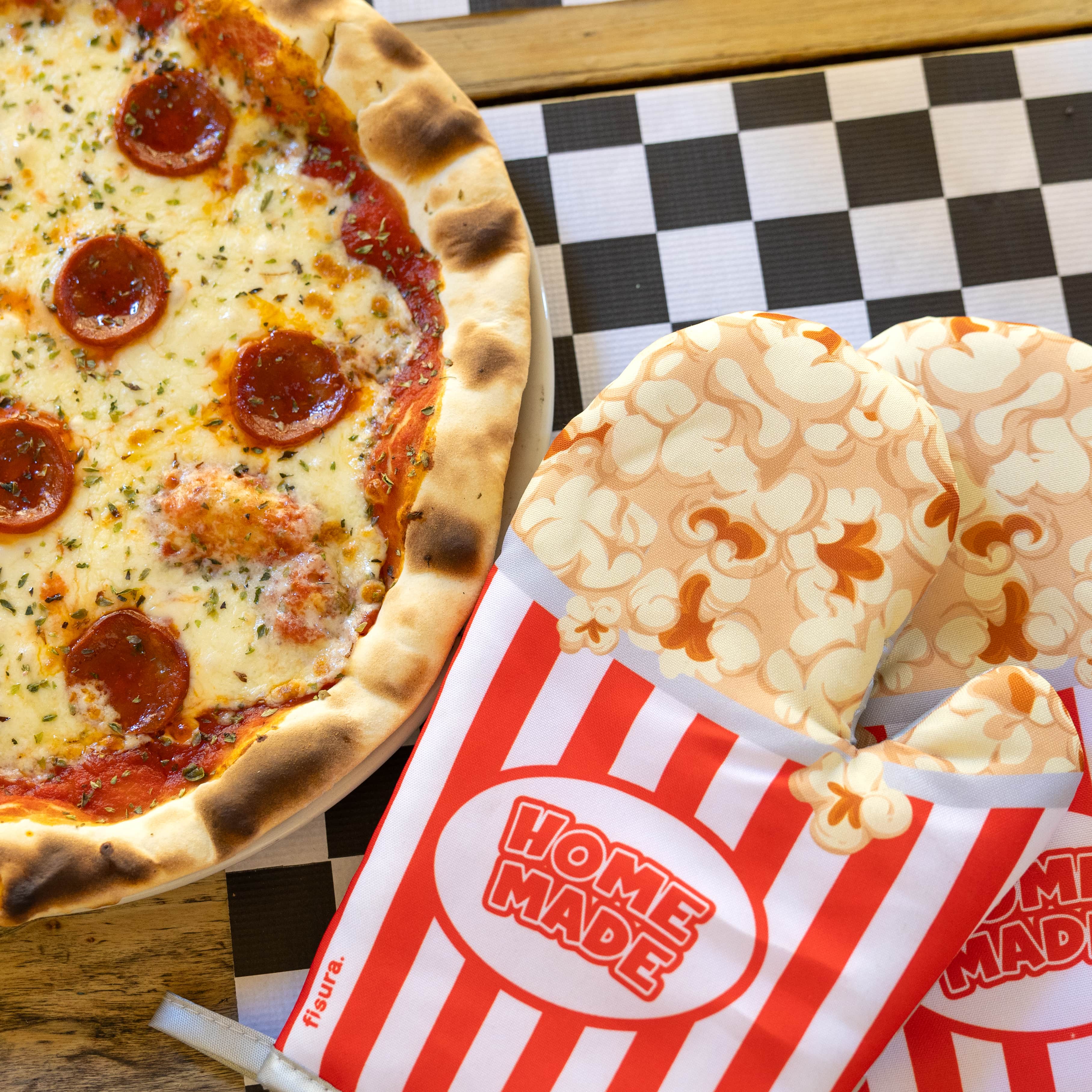 Manoplas cocina “palomitas”