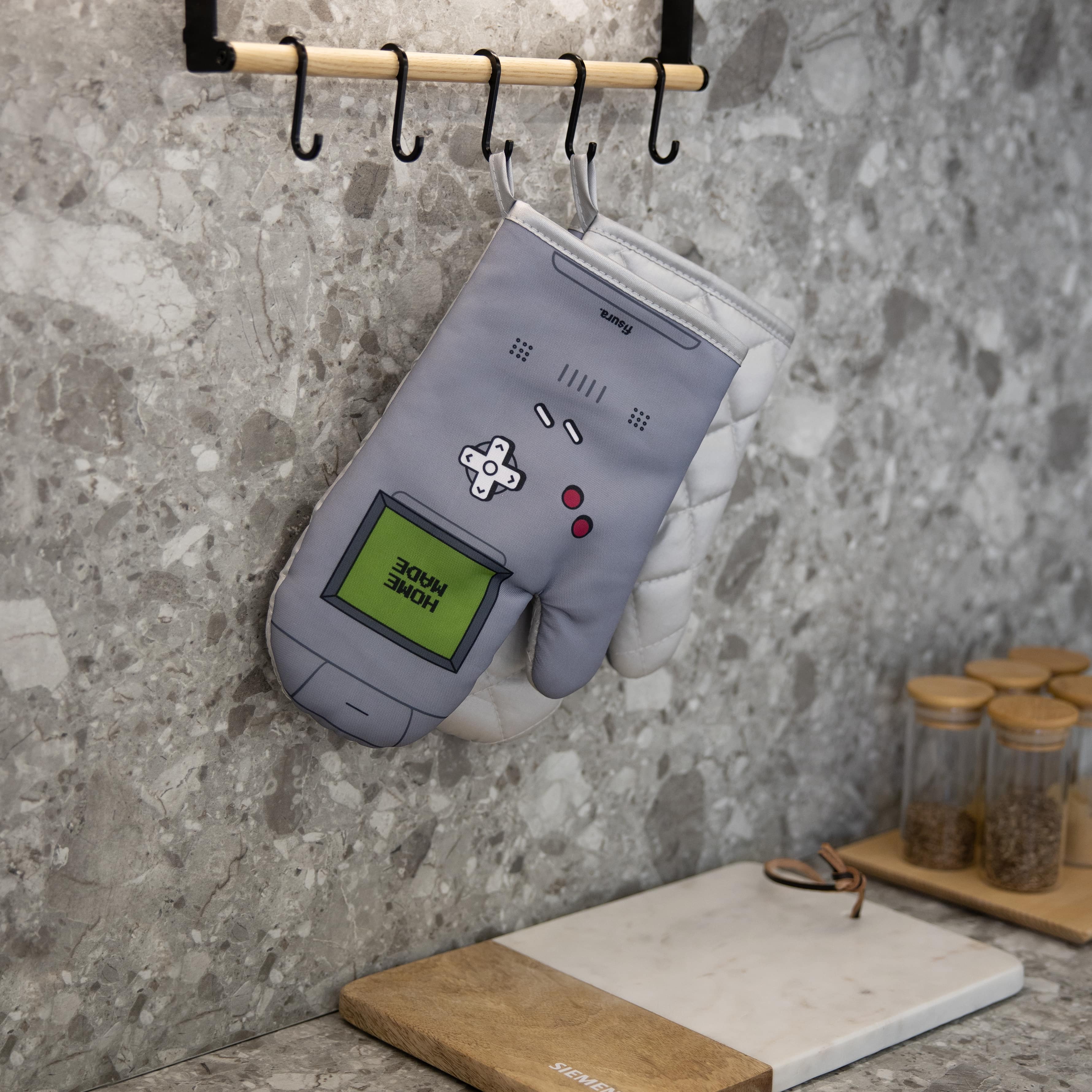 Manoplas cocina “gamer”