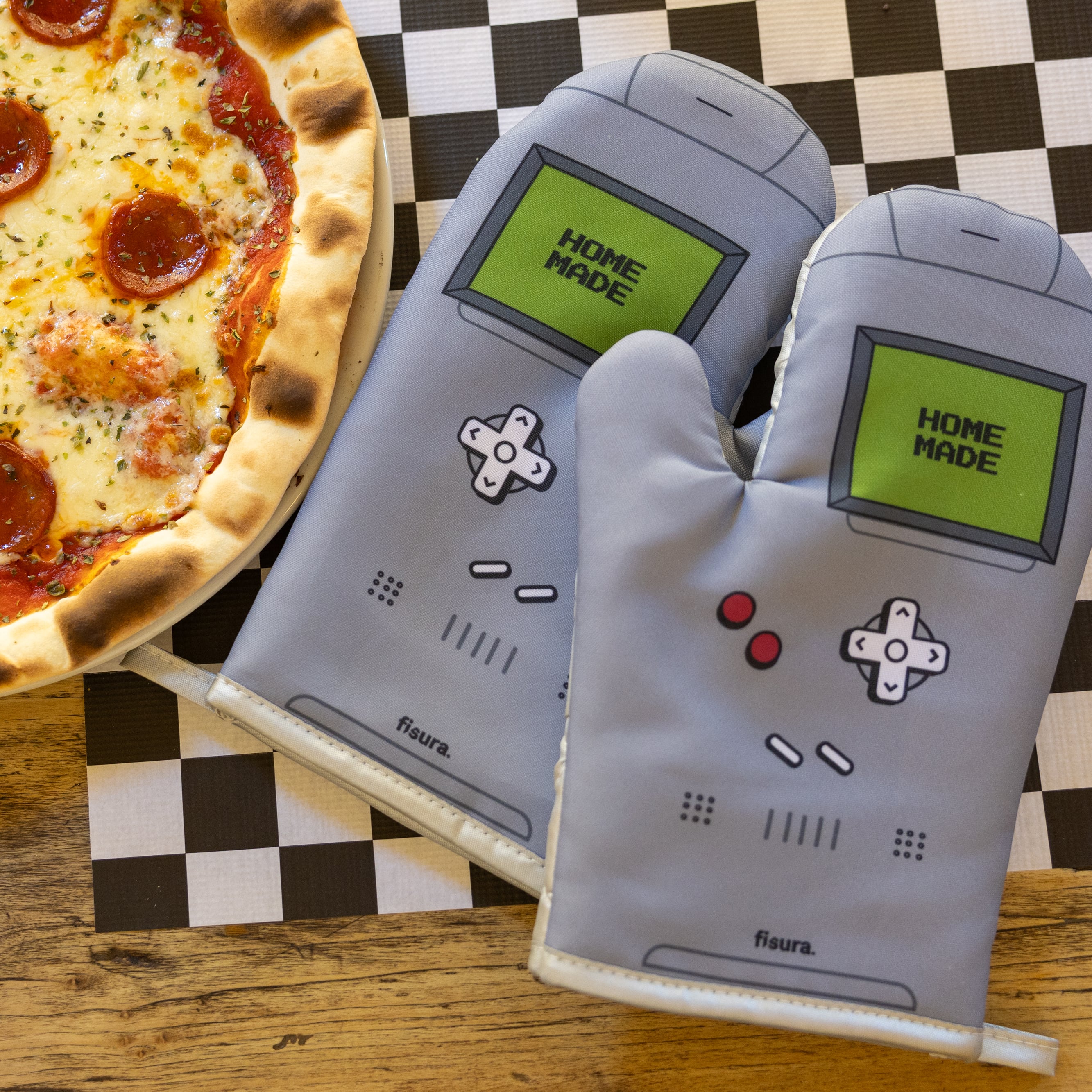 Manoplas cocina “gamer”