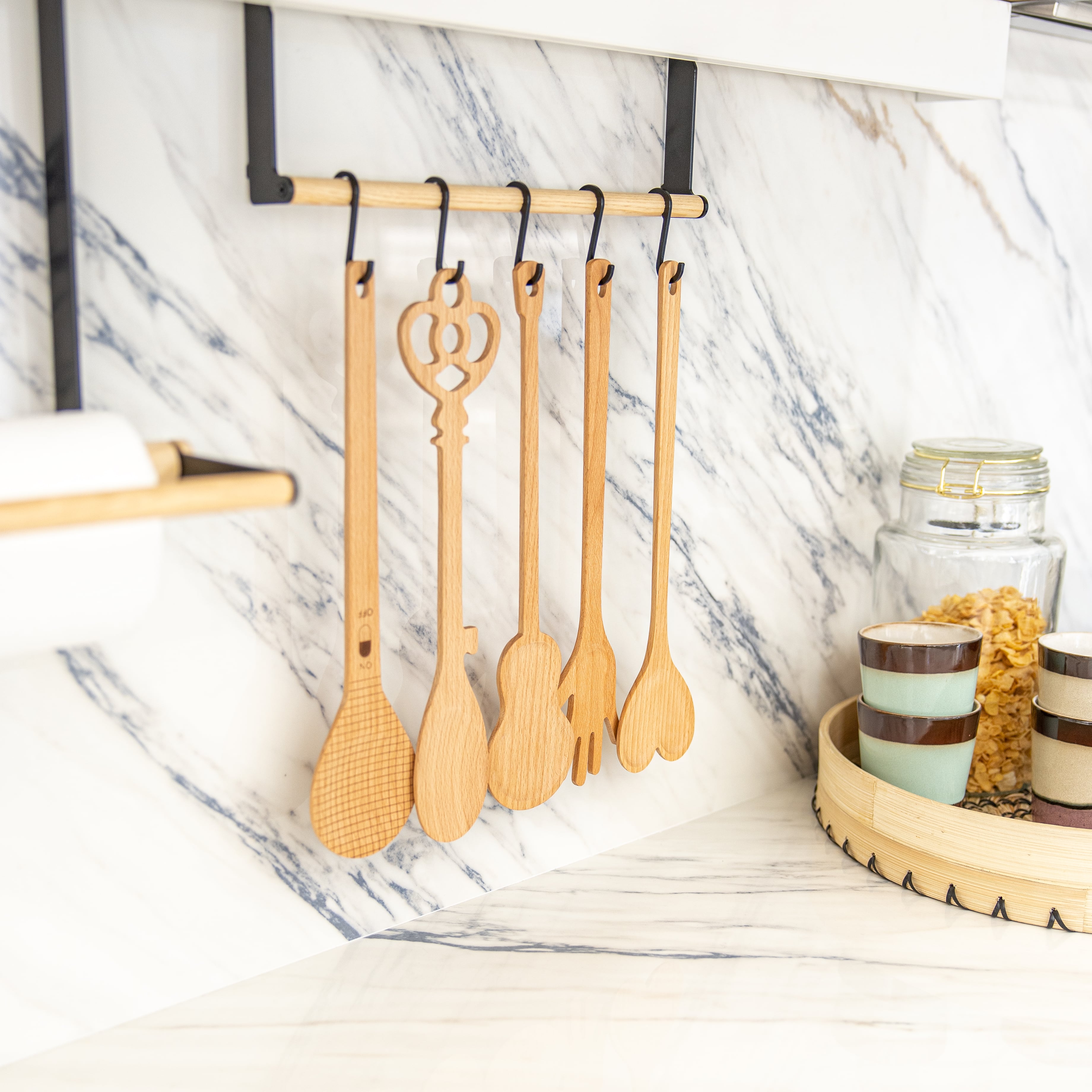 Cucharas de madera “llave castillo” (pack de 2)