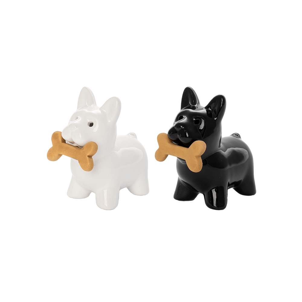 Salero y pimentero “perros”