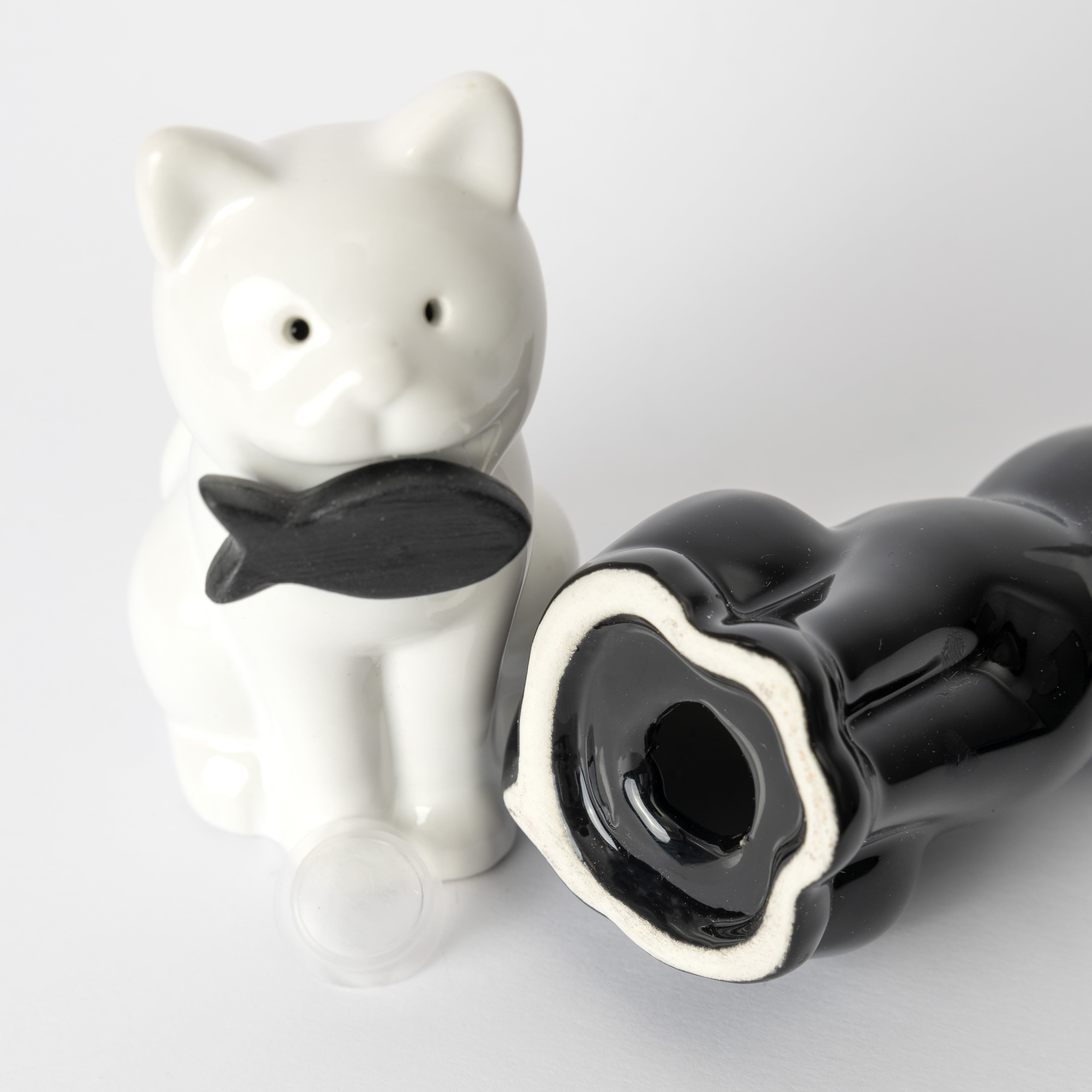 Salero y pimentero “gatos”