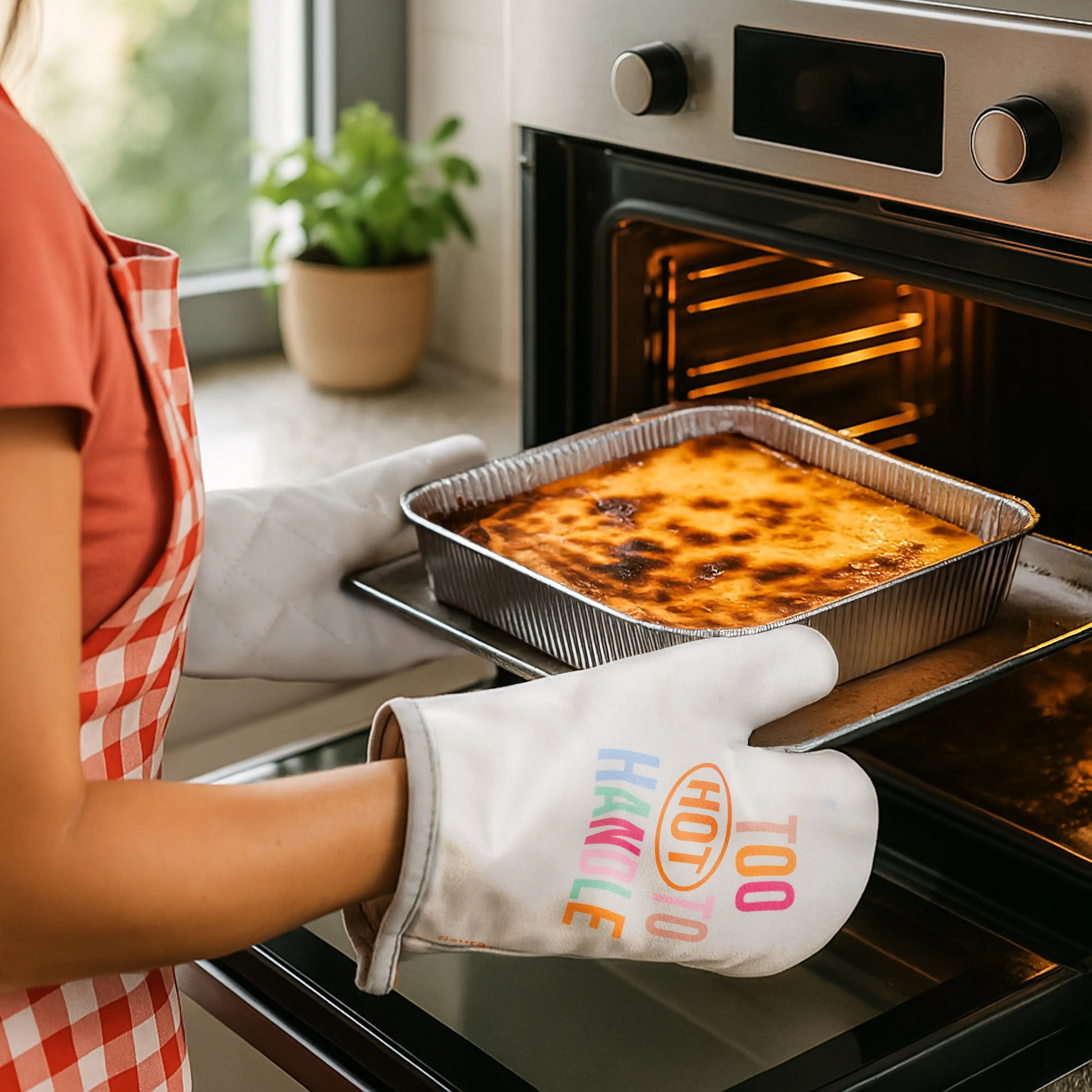 Manoplas cocina “Too hot to handle”