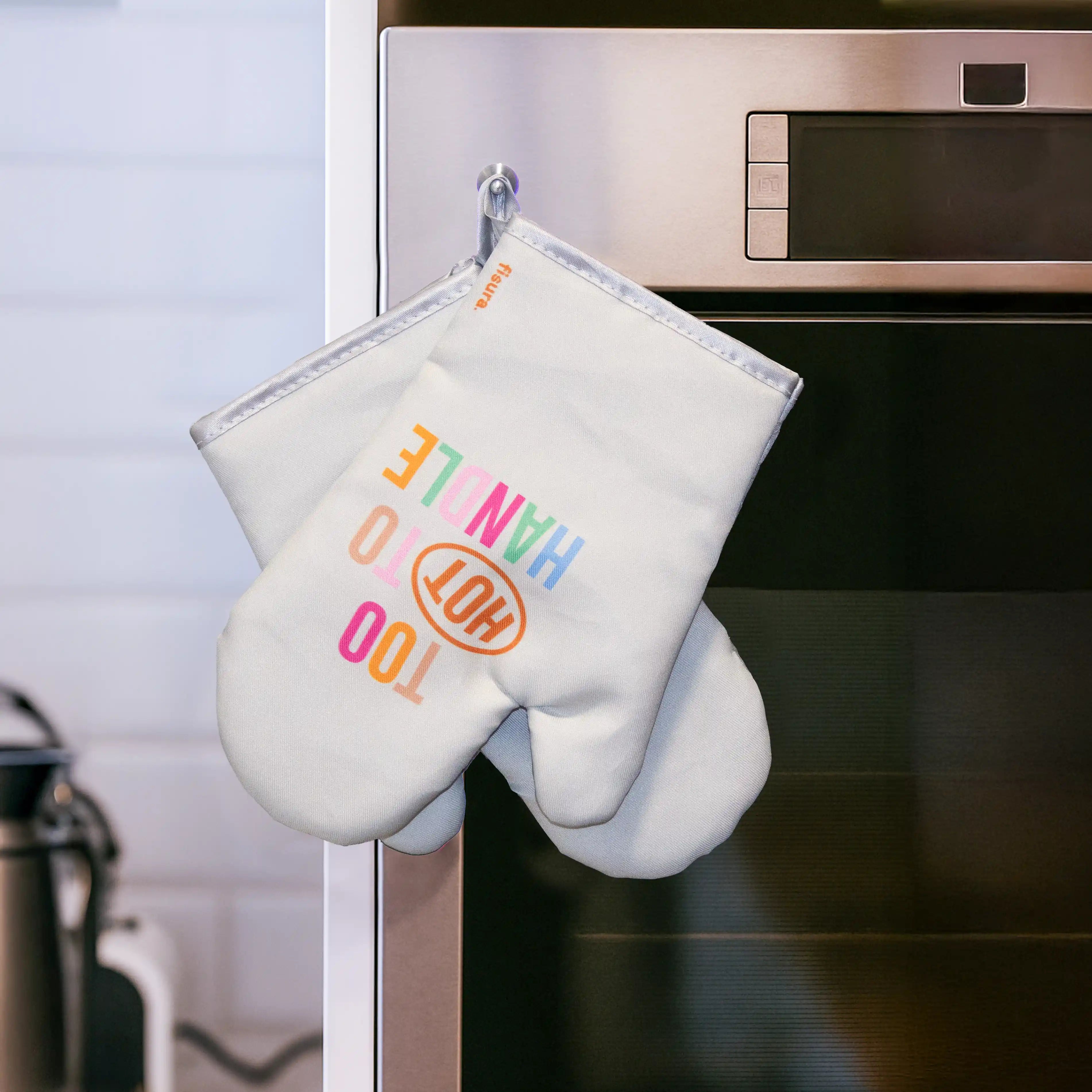 Manoplas cocina “Too hot to handle”