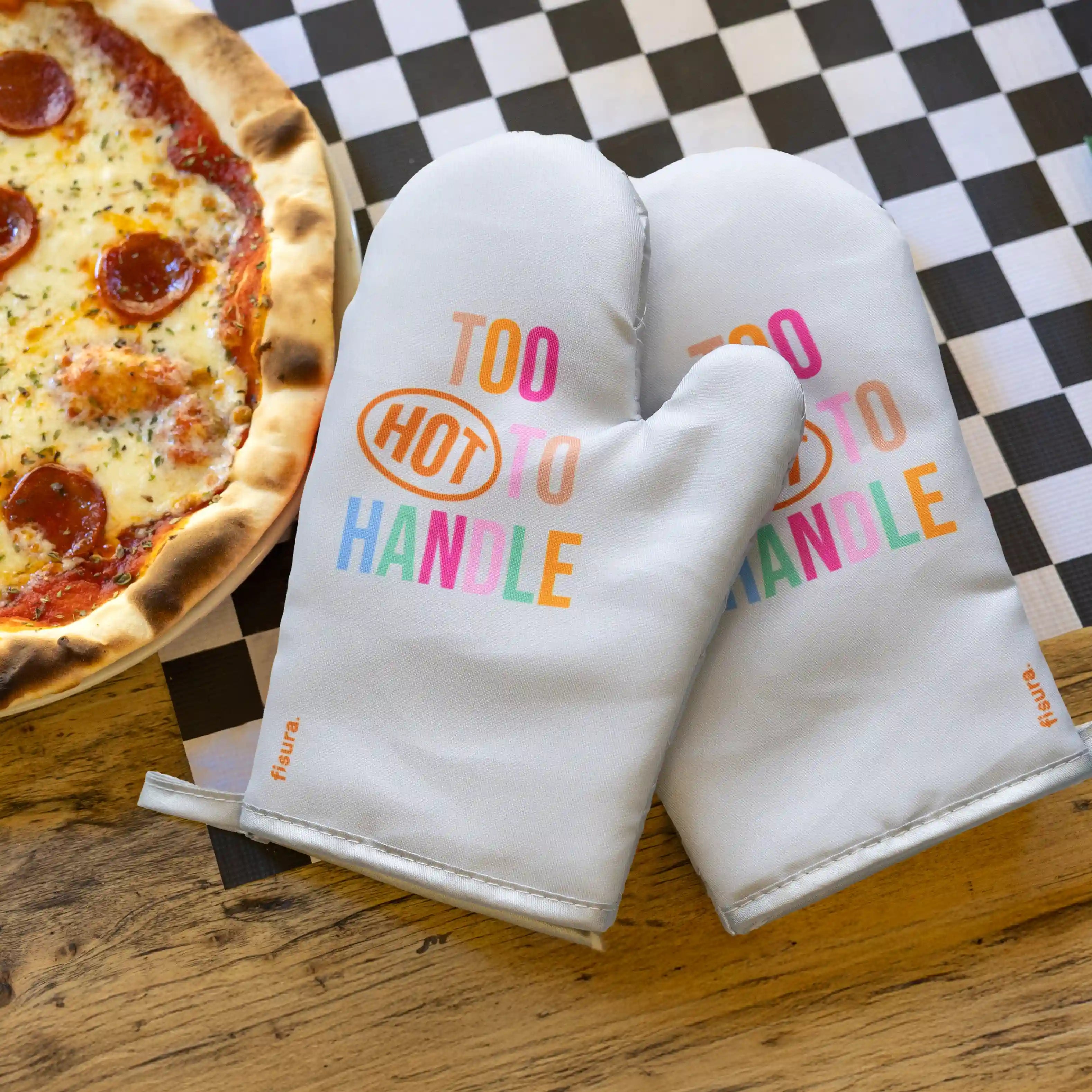 Manoplas cocina “Too hot to handle”