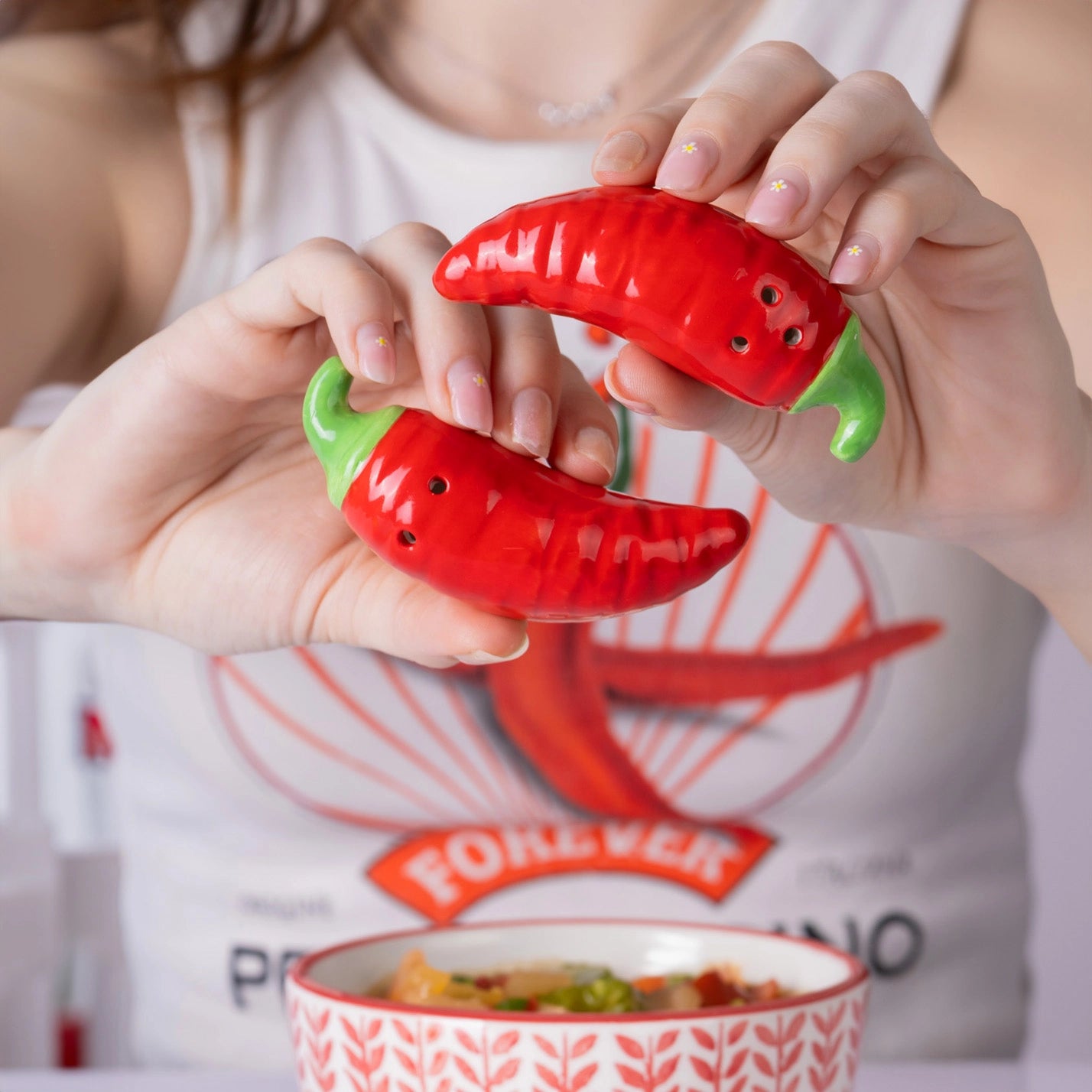 Salero y pimentero “Chilli”