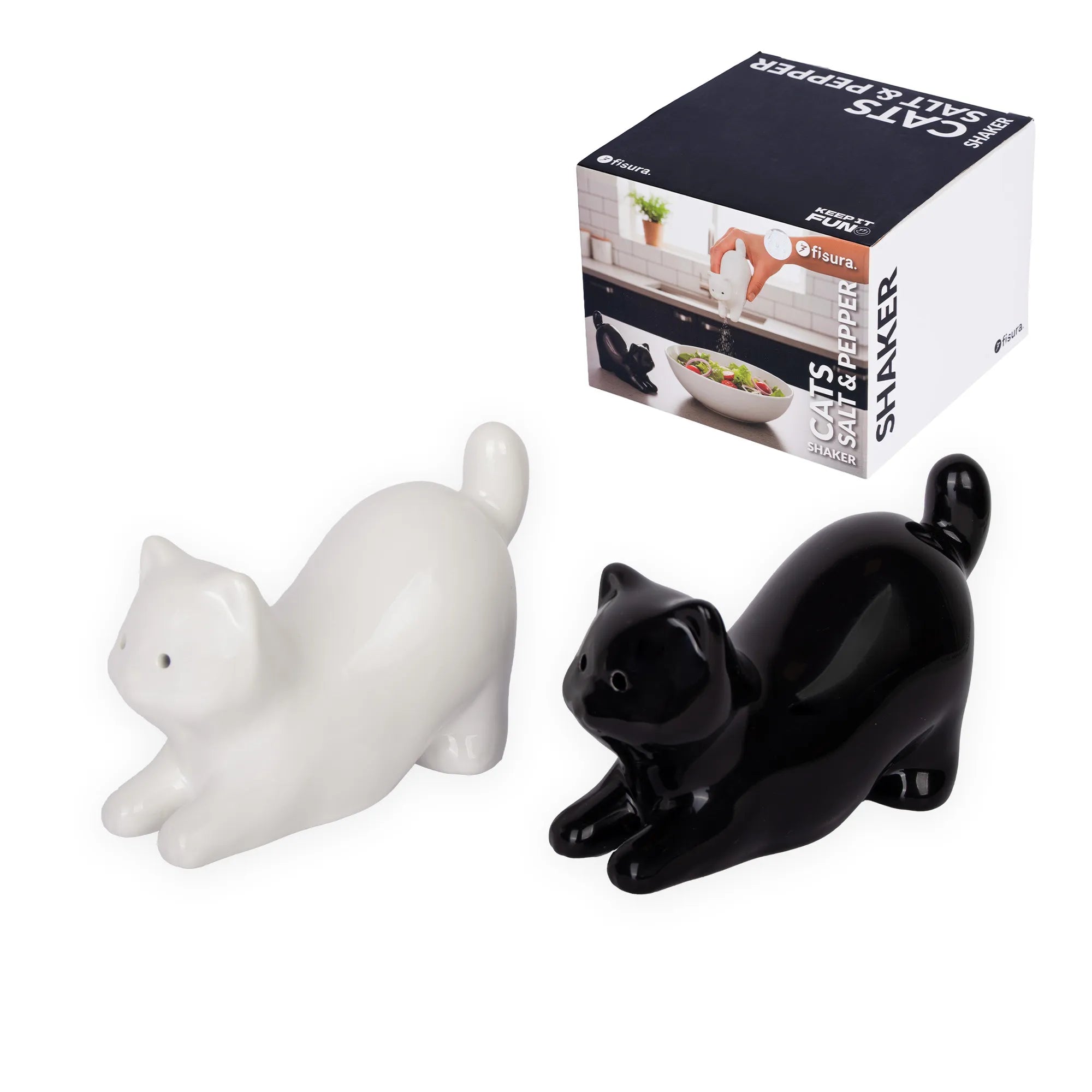 Salero y pimentero “Gato”