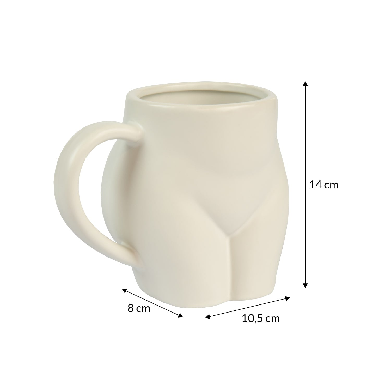 Taza "Culo" Blanco